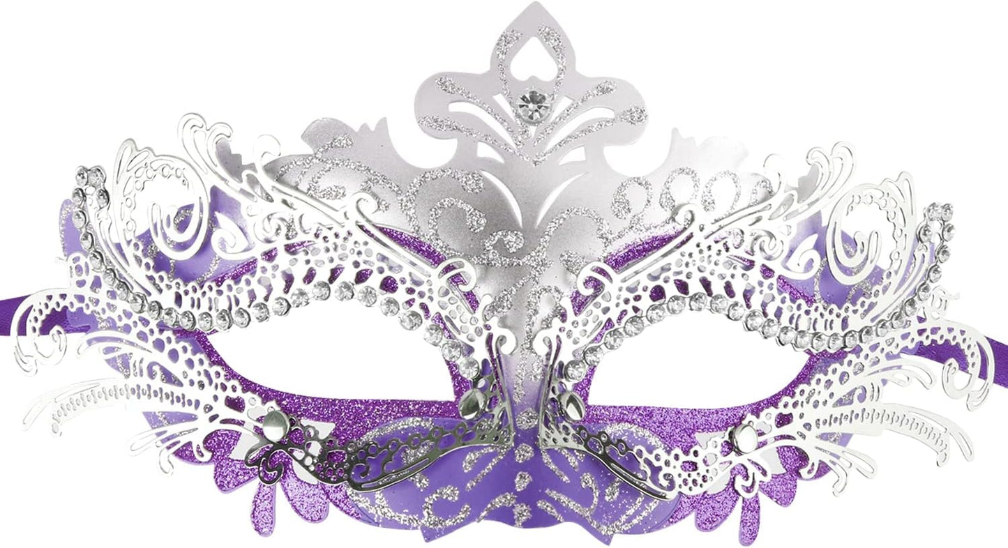 Coddsmz Couple Masquerade Mask Set - Venetian & Mardi Gras Mask for Women & Men