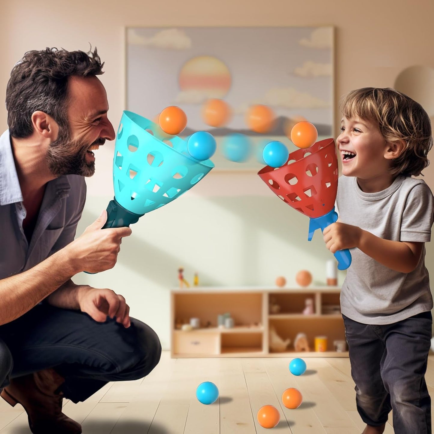 Bennol Outdoor Game Toys for Kids Boys with 20 Balls, Pop Pass Catch Ball Game Outside Toys Gifts for 3 4 5 6 7 8+ Year Old Teens, Outside Outdoor Play Gifts for Kids Boys Ages 3-5 4-8