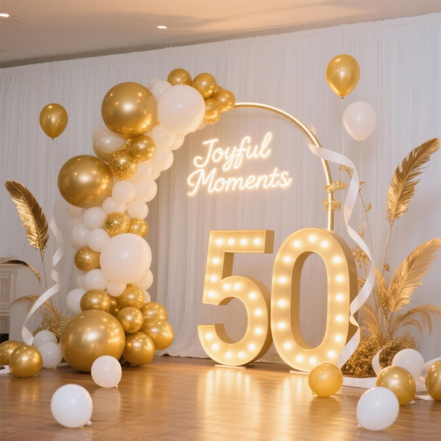 Gold Balloon,145pcs Latex Metallic Gold Balloons Arch Kit Different Sizes 18 12 10 5 Inch,Gold Balloon Garland Arch for Birthday Party Engagement Wedding Graduation Anniversary Fiesta Decoration