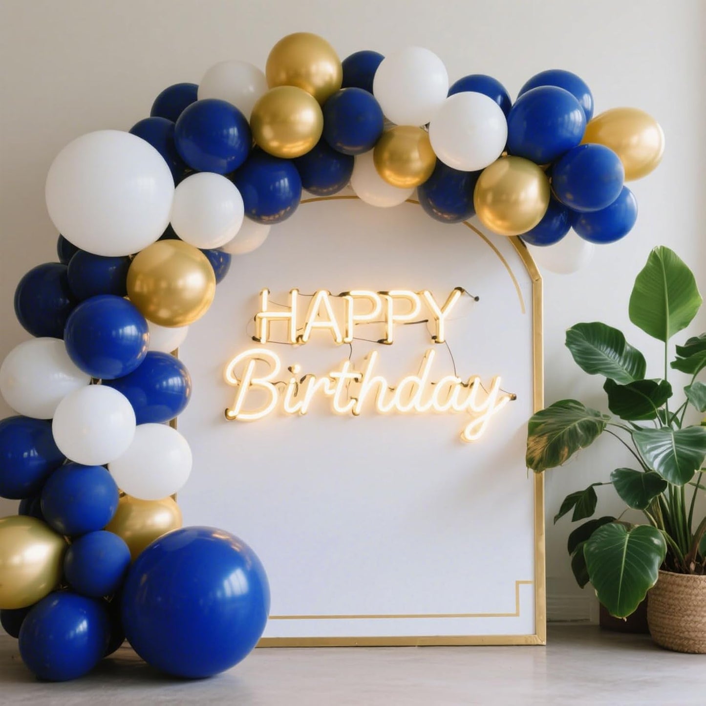 Royal Blue Balloon,145pcs Latex Royal Blue Balloons Arch Kit Different Sizes 18 12 10 5 Inch,Balloon Garland Arch for Birthday Party Baseball Fiesta Graduation Independence Day Decoration