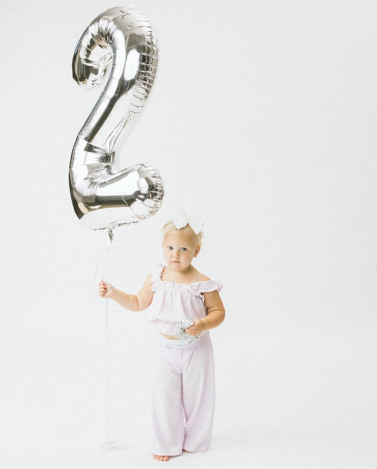 Silver Number 40 Balloon 40 Inch, 40th Birthday Party Decorations for Children, Giant 40 Foil Balloon for Party Supplies