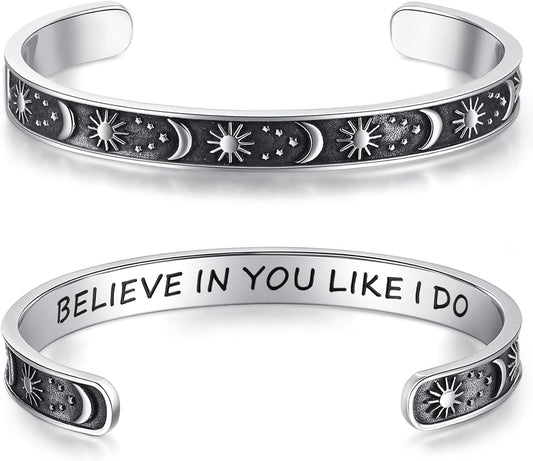 SAM & LORI Personal Bracelets for Teens/Women-Inspirational Jewelry Gifts (Various Designs) for Daughter/Sister/Mom/Friends-Adjustable Bracelet in a Pretty Gift Box