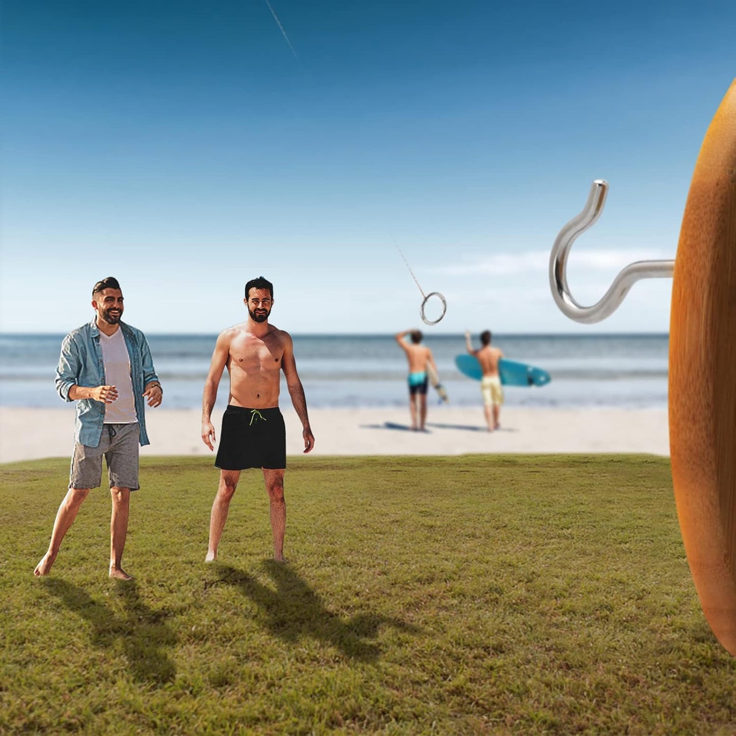 Hook and Ring Toss Game for Adults,Ring Toss Tailgating Game Set,Washer Game,Yard Games for Indoor/Outdoor Family Fun Party Game…