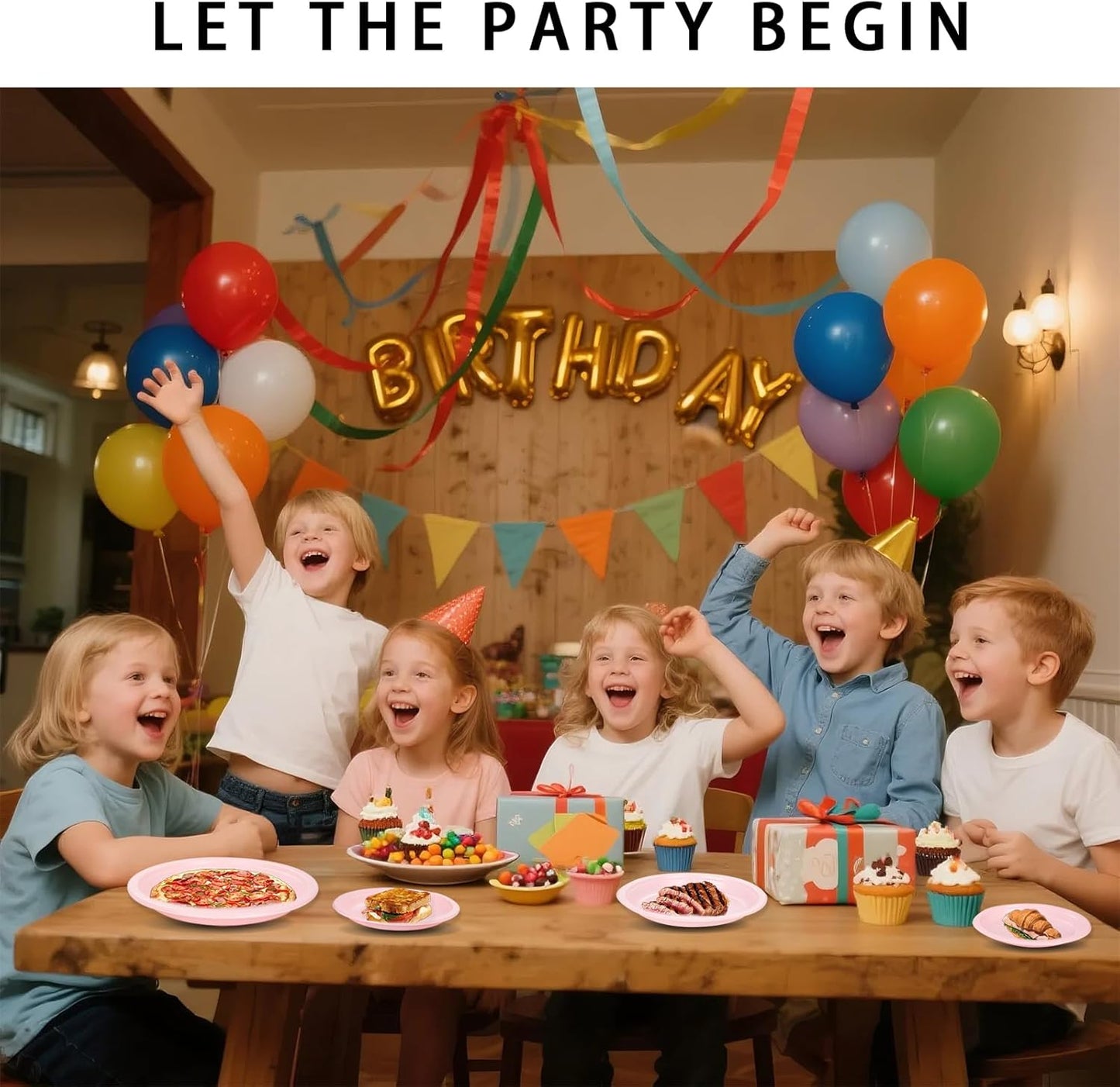 WELLIFE 10 Inch Plastic Plates Pink 50 Count Disposable Plate for Party, Large Big Plates for Dinner Party Supplies Birthday Camping BBQ Valentine's Day, Mother's Day