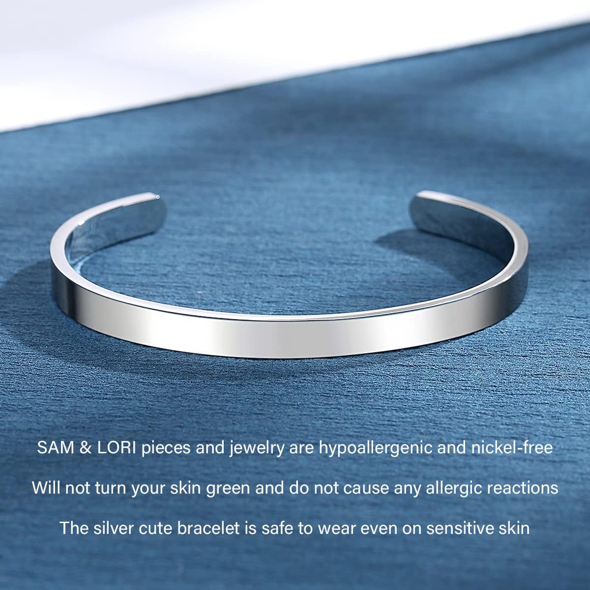 SAM & LORI Personal Bracelets for Teens/Women-Inspirational Jewelry Gifts (Various Designs) for Daughter/Sister/Mom/Friends-Adjustable Bracelet in a Pretty Gift Box