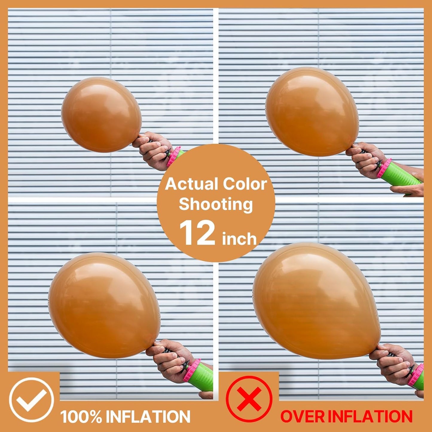 PartyWoo Light Brown Balloons 50 pcs 12 Inch Caramel Brown Tan Boho Neutral Balloons for Graduation Birthday Wedding Baby Shower Gender Reveal Forest Jungle Safari Party Decorations Brown-F10