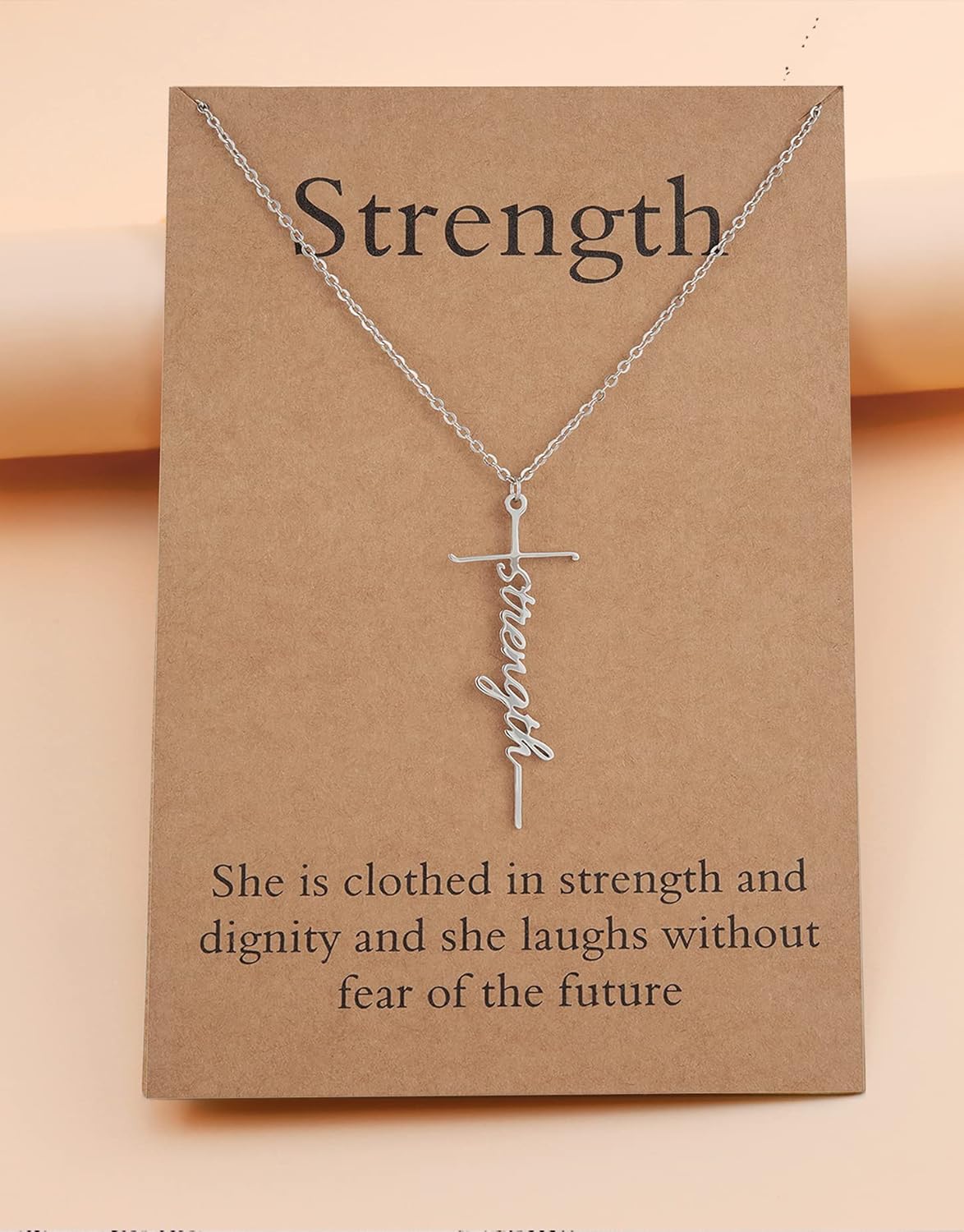 Lcherry Faith Cross Pendant Necklace for Women Religious Christian Jewelry Mother's Day Gifts for Women