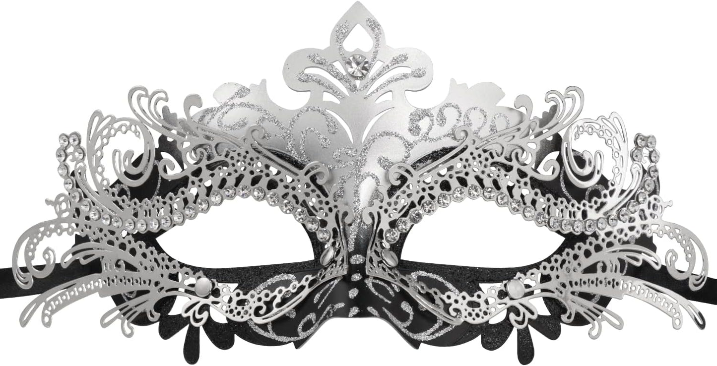 Coddsmz Couple Masquerade Mask Set - Venetian & Mardi Gras Mask for Women & Men