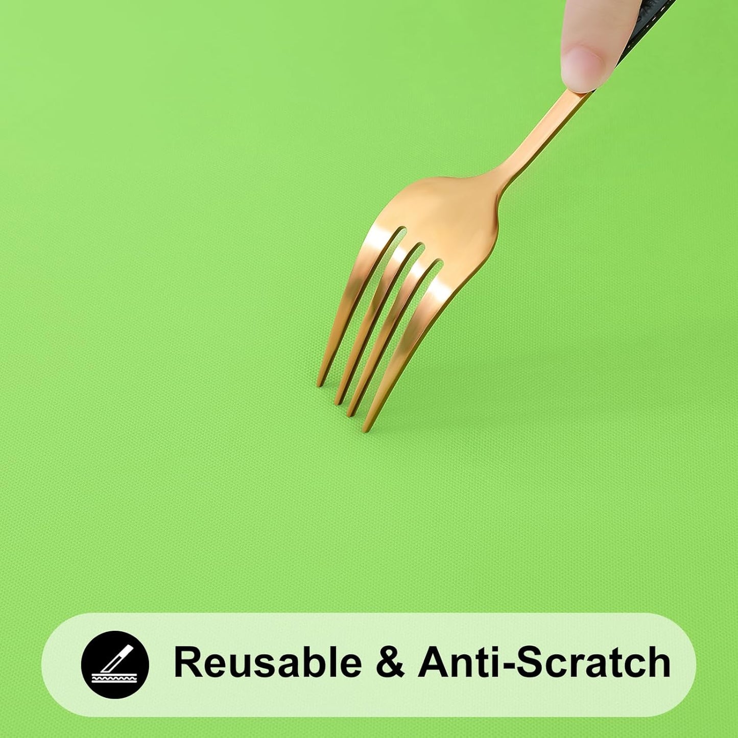 Smiry Rectangle Tablecloth, Elastic Fitted Flannel Backed Vinyl Tablecloths for 8ft Folding Tables, Waterproof Wipeable Table Covers for Indoor, Outdoor, Picnic and Camping (Lime Green, 30"x96")