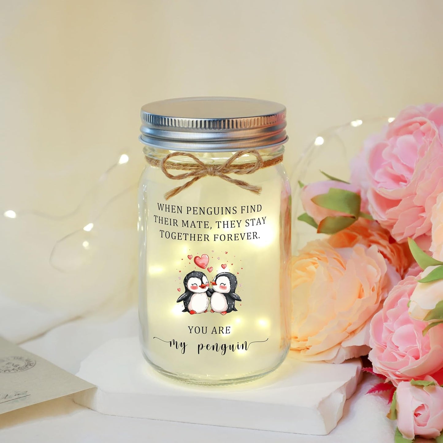 Gifts for Boyfriend/Girlfriend, Anniversary for Men/Women/Couple, Birthday Gifts for Boyfriend/Girlfriend, Gift for Him/Her, You are My Penguin Presents for Christmas Valentines Day Wedding