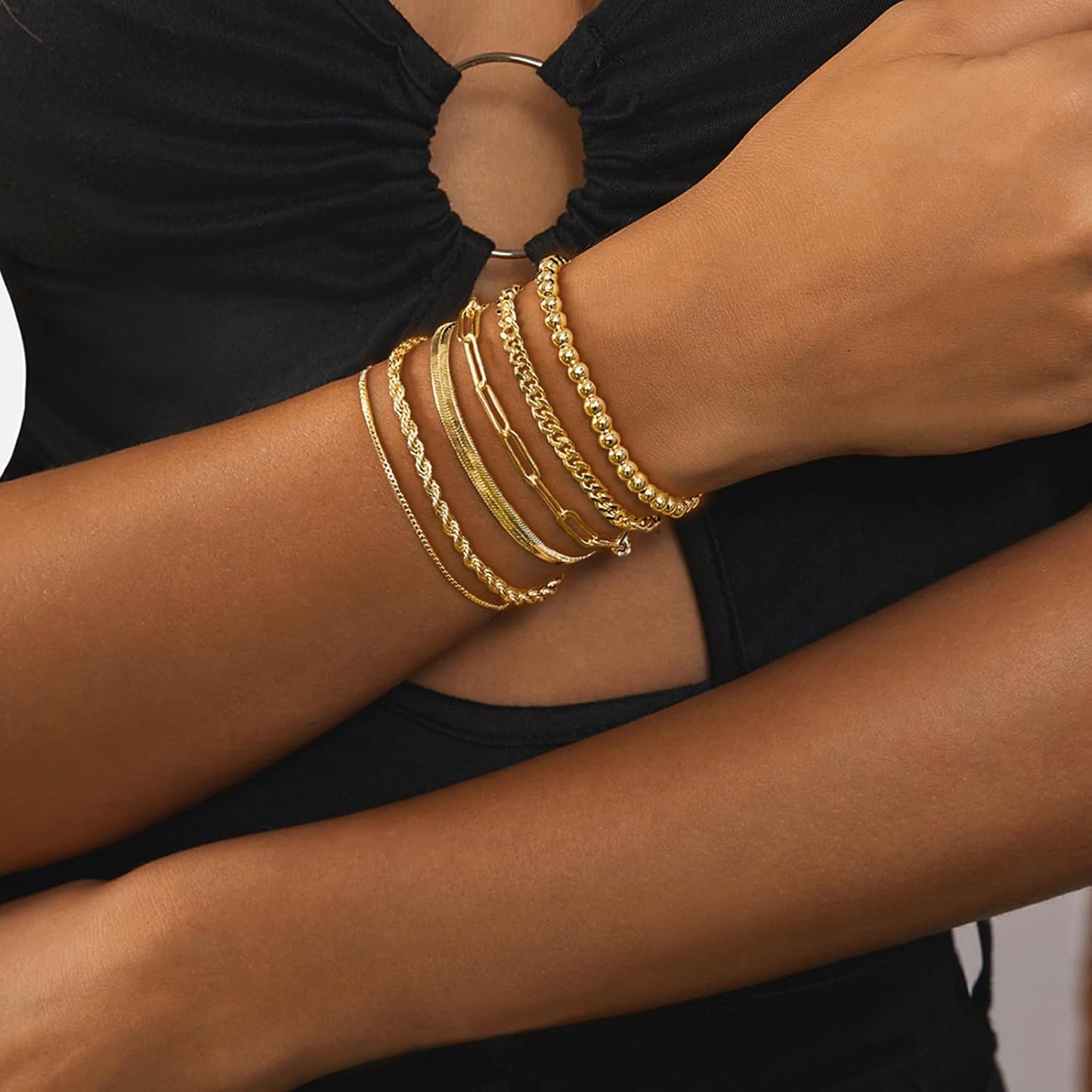 Tennis Necklace Bracelet for Women, Sterling Sliver, Dainty Chocker Necklace, Crystal Bracelet for Women, Wedding Jewelry for Bride, Sparkly Party Prom Hypoallergenic