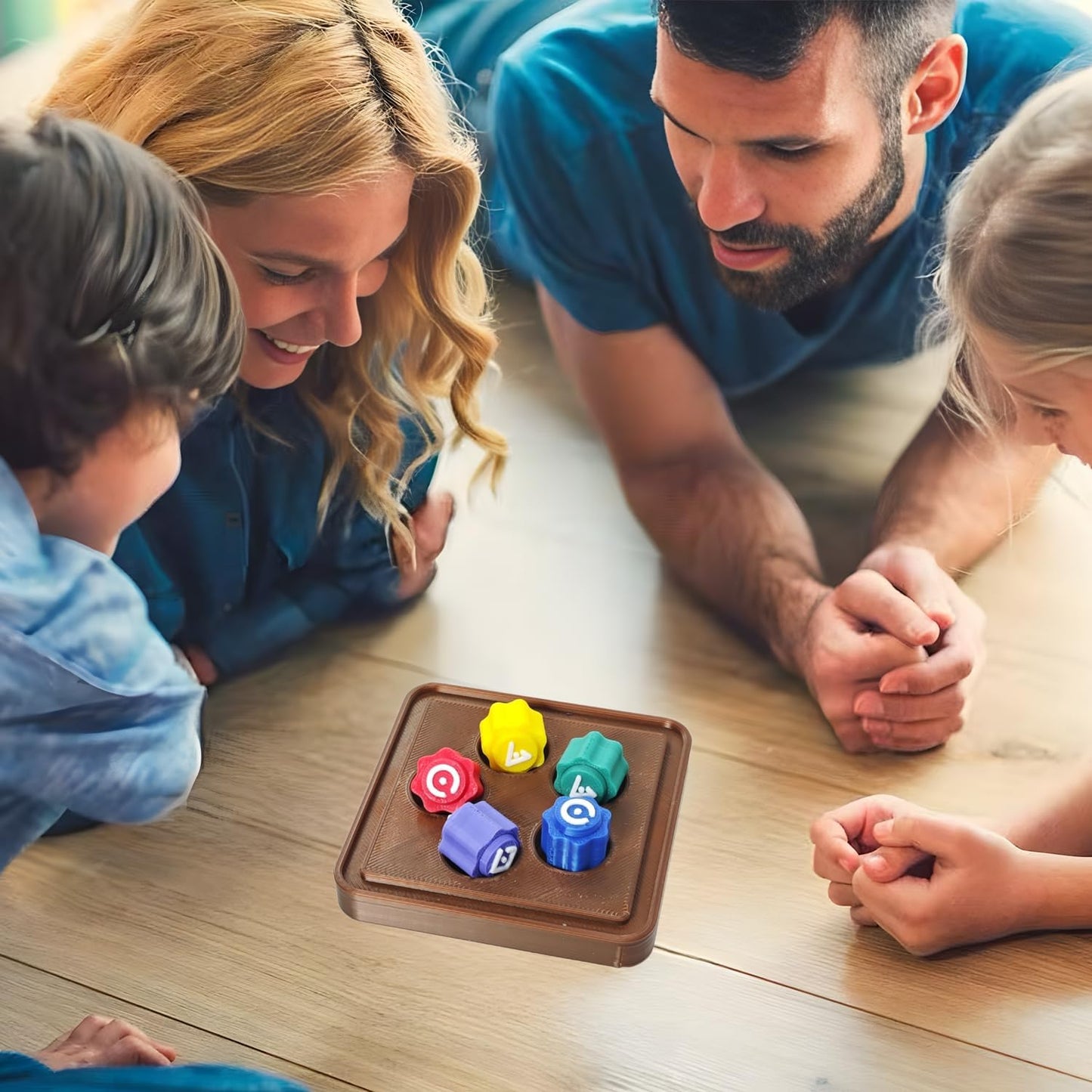 Gonggi Korean Game Stone Set,Traditional Korean Tossing Stone Game, Korean Gonggi Jack Stone Pebbles Set(BrownBase, Full Set)