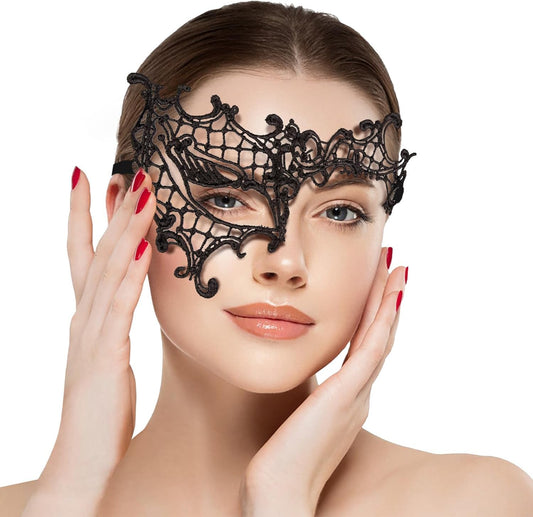 Masquerade Mask for Women Lace Masks for Venetian Party Costume Halloween Carnival