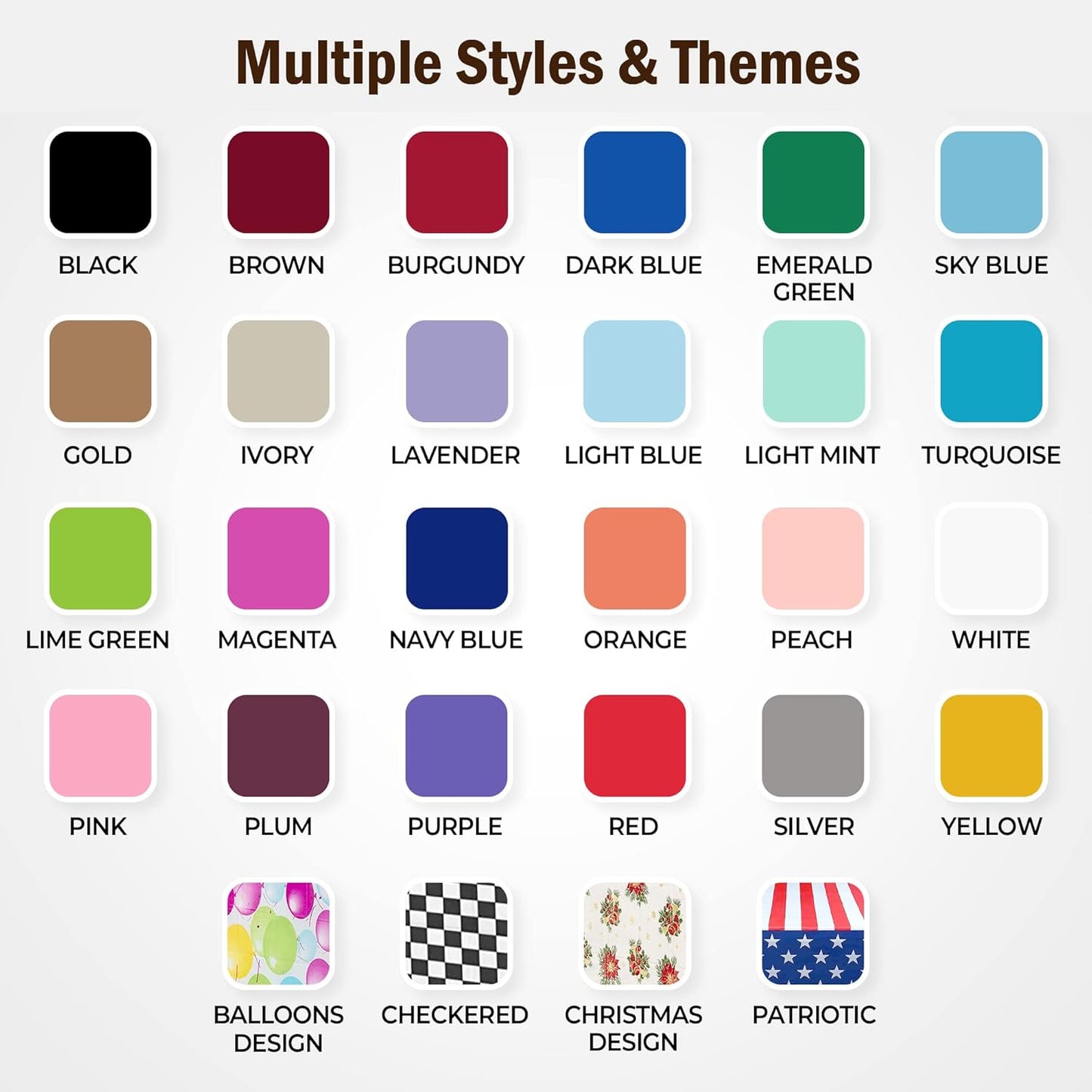 Exquisite 66% Thicker Premium Plastic Table Cloth Rectangle Table Cover 0.5 Mil 6 Pack Aqua Table Cloth 54 Inch x 108 Inch Disposable Tablecloth Won't Tear Easily Like Cheap Thin Brands