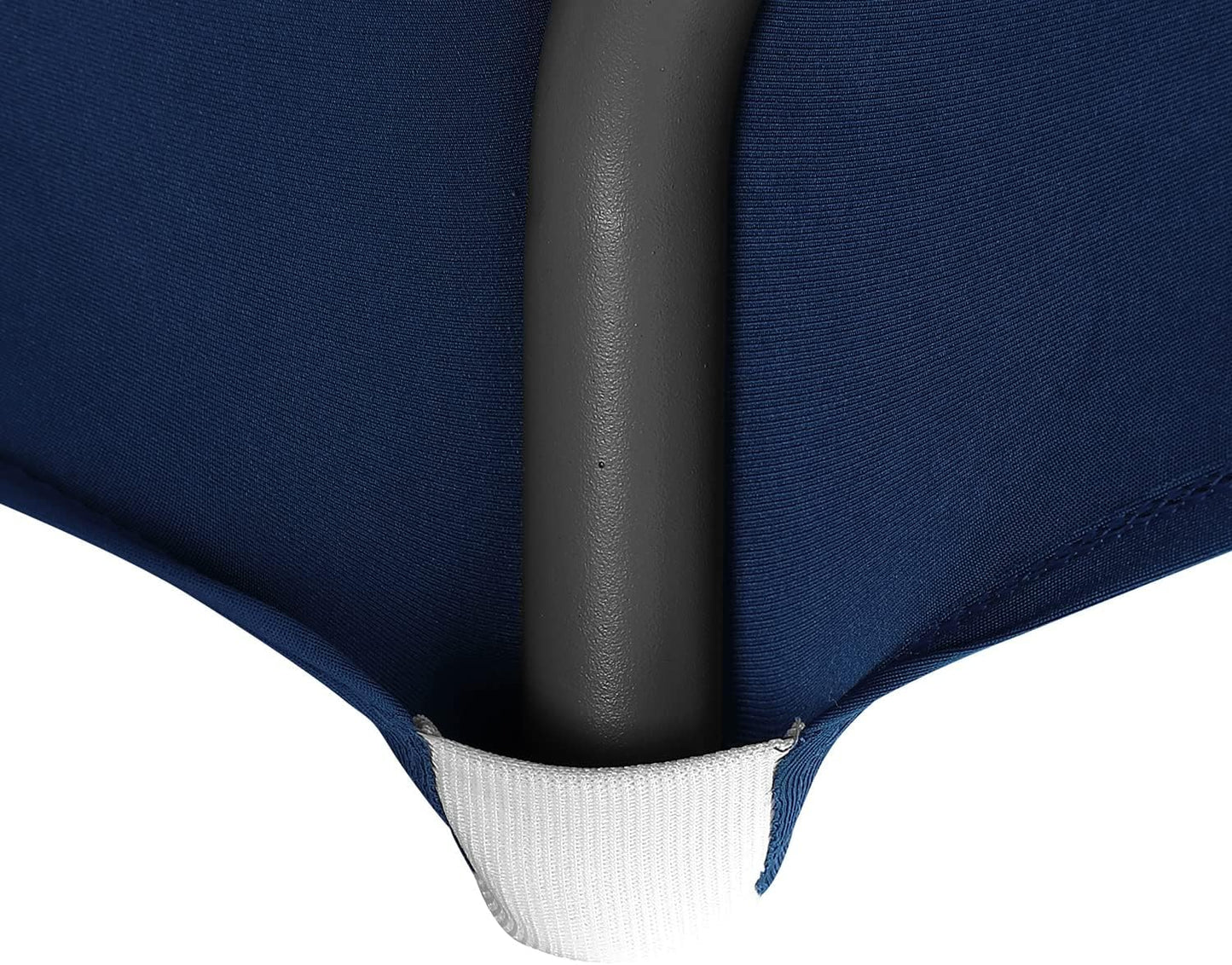 LZY Spandex Table Covers 6 Feet, Stretch/Fitted Table Covers for 6 Feet Folding Table, Rectangular Spandex Table Cloths for Wedding Party or Event (6FT-2PCS, Navy)