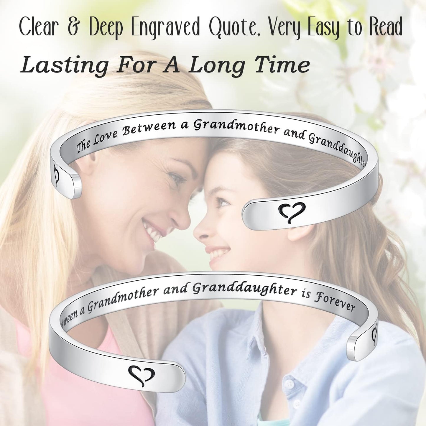 SAM & LORI Personal Bracelets for Teens/Women-Inspirational Jewelry Gifts (Various Designs) for Daughter/Sister/Mom/Friends-Adjustable Bracelet in a Pretty Gift Box