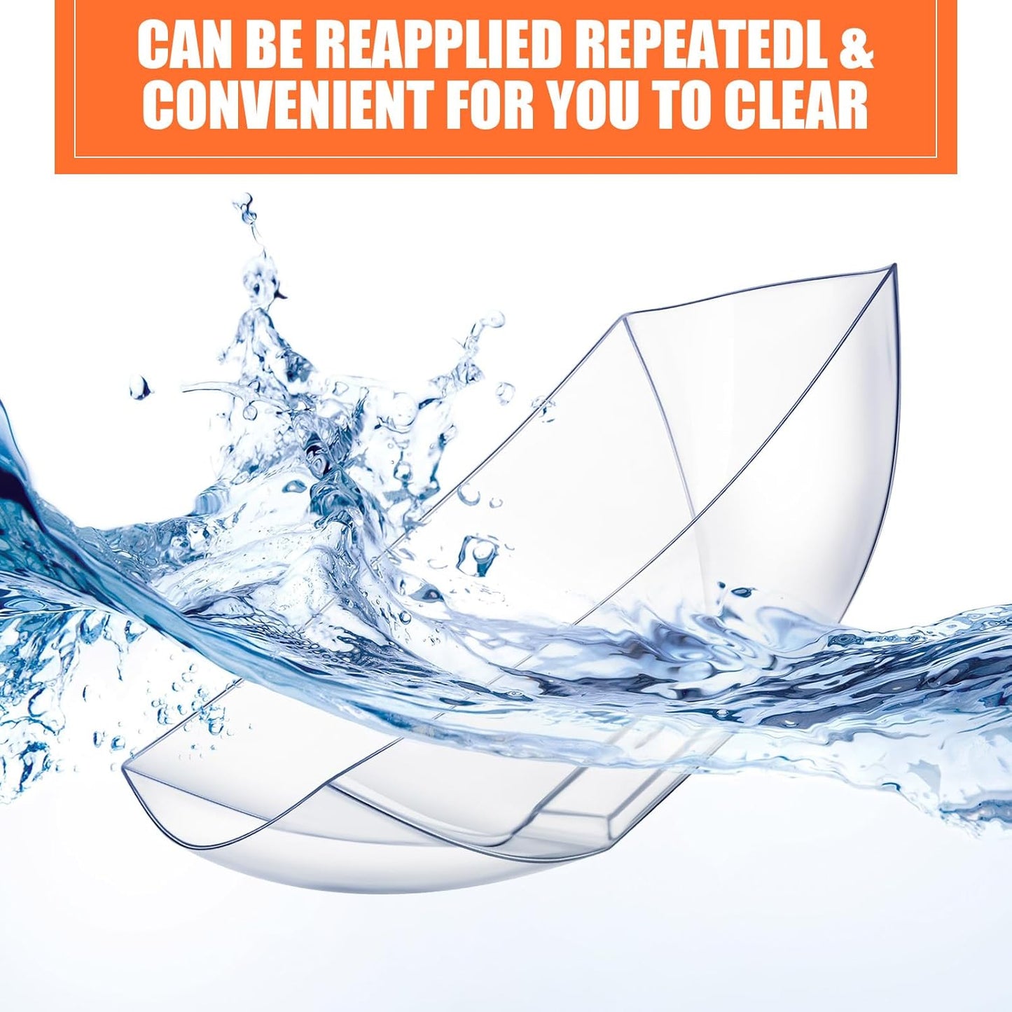 Tanlade 50 Pcs Square Plastic Serving Bowls Disposable Snack Salad Bowl Small Party Candy Bar Containers Taco Bar Serving Dishes for Buffet Chips Fruit(Clear,32 oz)