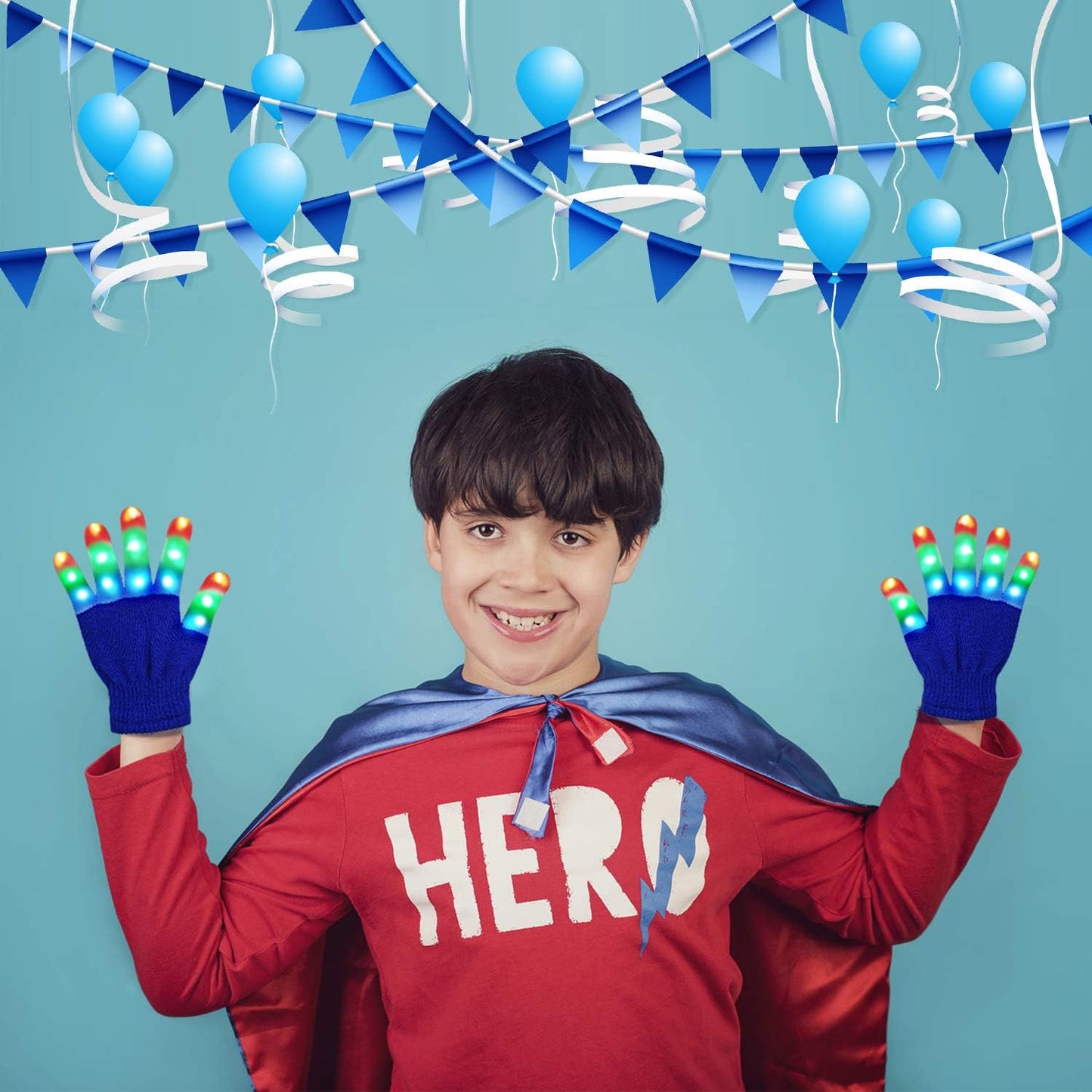 Children LED Finger Light Gloves Cool Fun Toys for Kids - Gifts for Kids