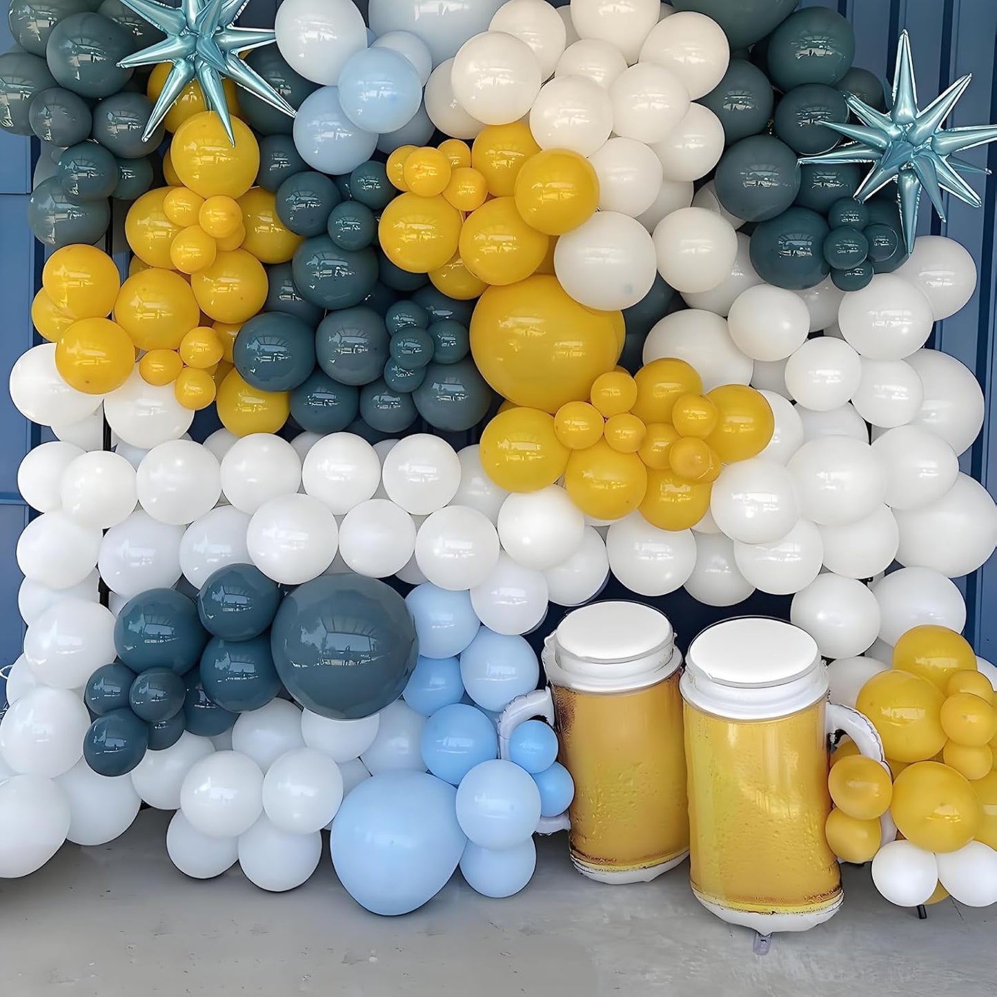 White Balloons, 150 pcs Different Sizes Pack of 18 Inch 12 Inch 10 Inch 5 Inch Matte White Latex Balloons for Balloon Garland Balloon Arch as Birthday Party Wedding Decorations