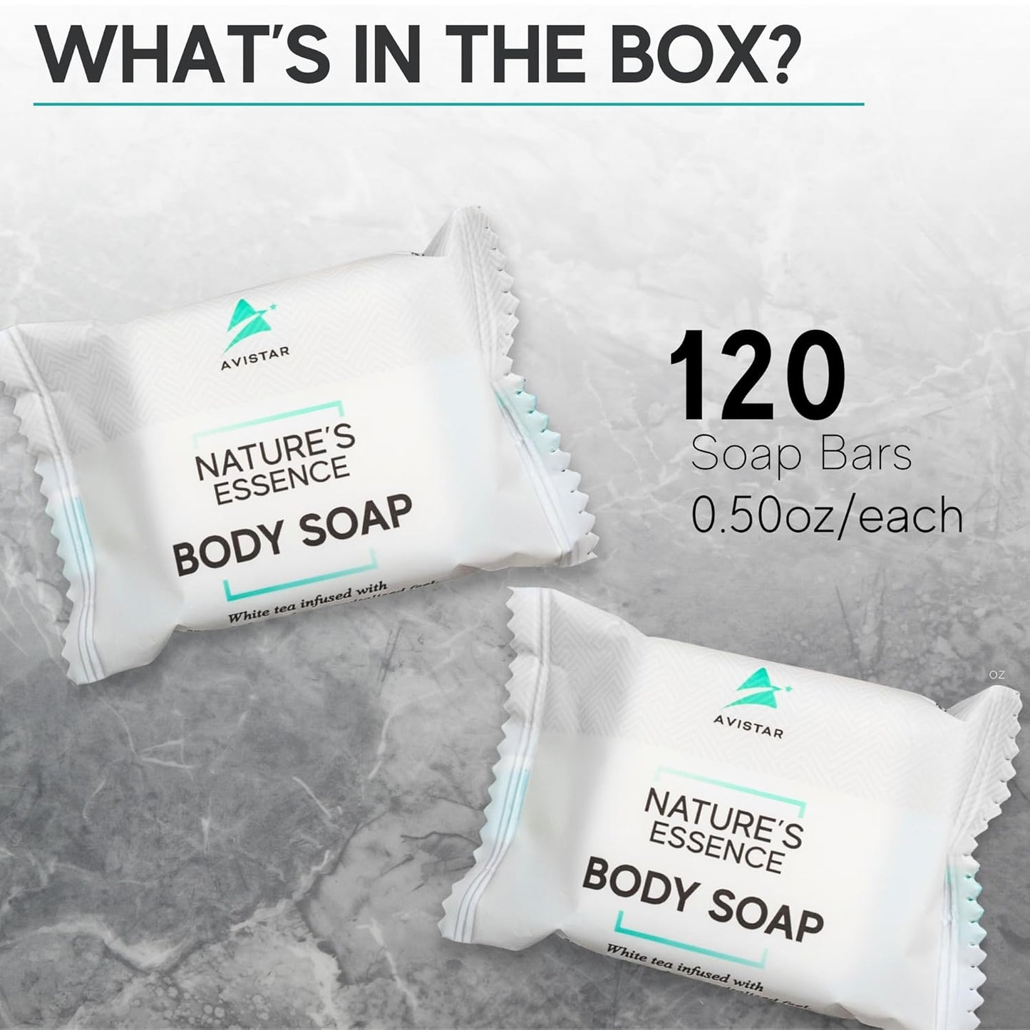 Bar Soap Bulk Individually Wrapped – 120 Pack 0.5 oz Mini Hotel Soap Bars Bulk – Travel Size Essential Toiletries for Hosts and Guests, Hotel, Hospitality, Shelters & Bathroom Amenities