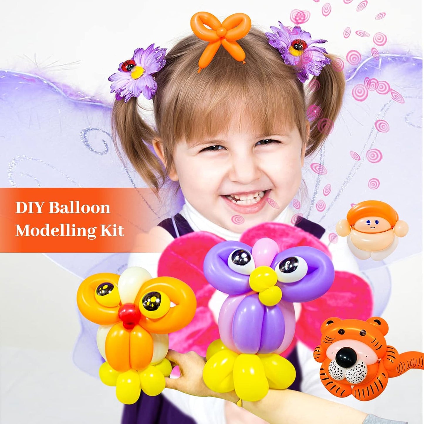 260 Balloons 100 pcs: Skinny Silver Balloons for Wedding, Birthday Parties