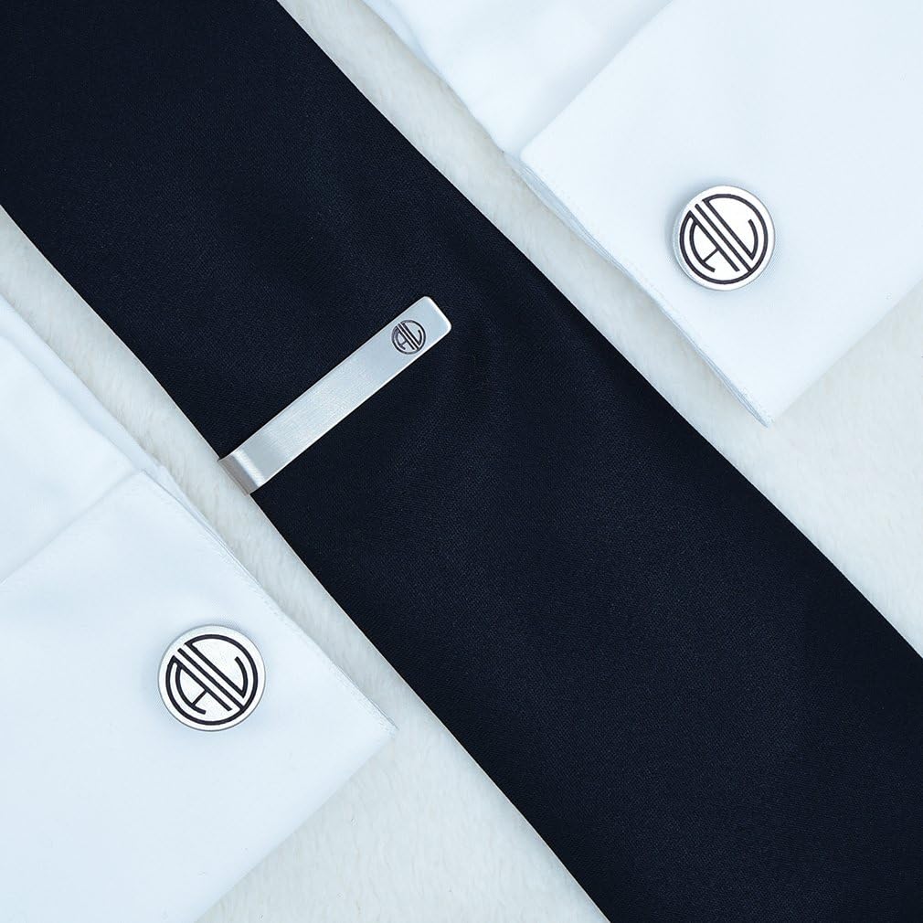 MUEEU Father of the Bride Cufflink Engraved I Will Always Be Your Little Girl Dad Father Tie Bar