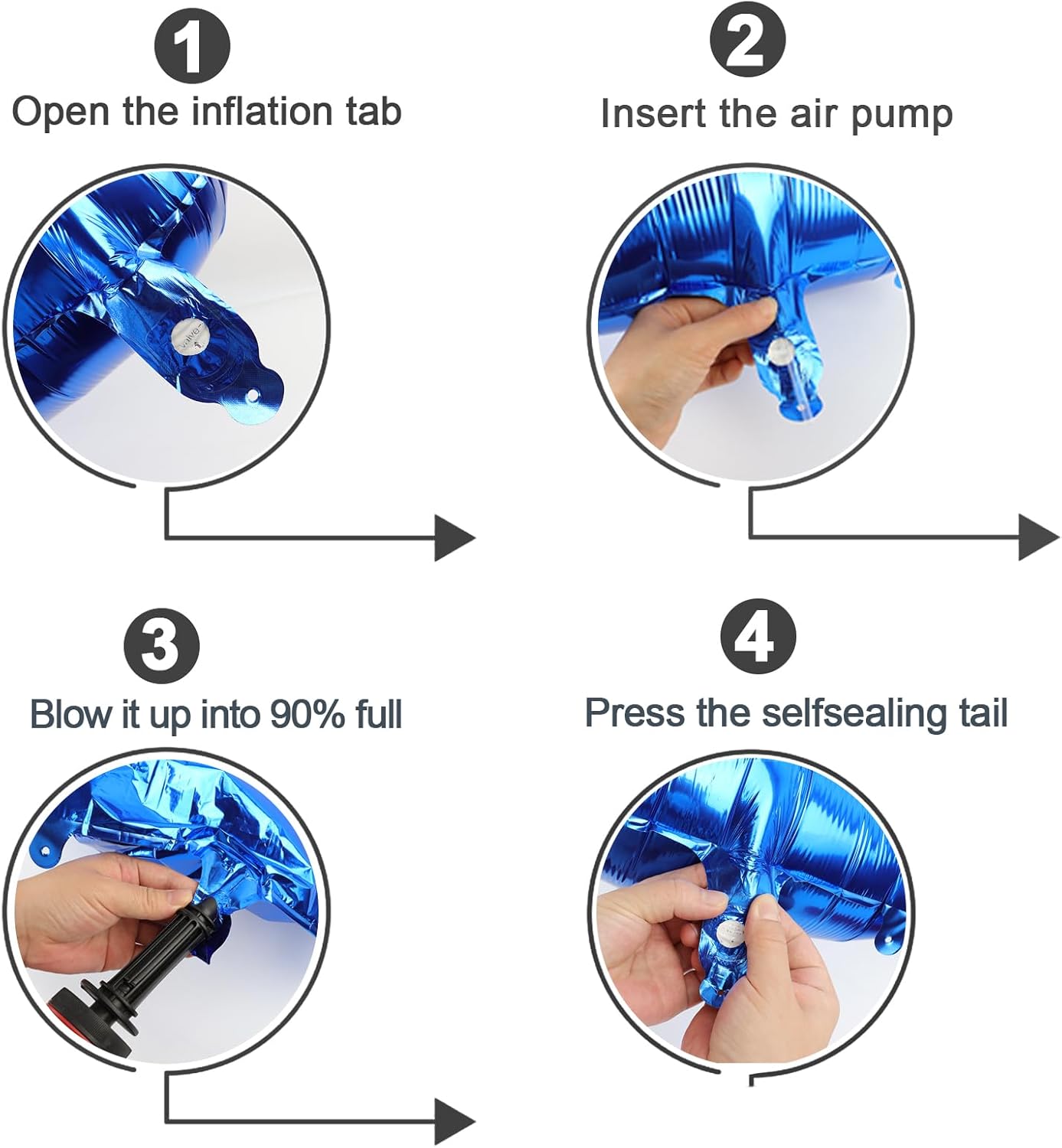 Navy Blue Number 10 Balloon 40 inch, 10 Number Balloons, 10th Navy Blue Birthday Decorations, 10 Year Old Girls Boys Blue Party Supplies