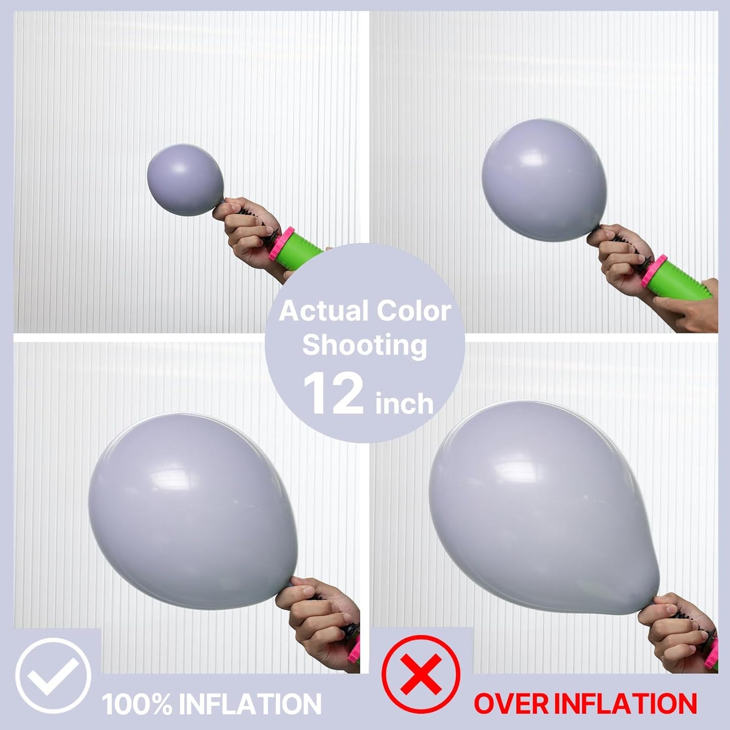 PartyWoo Dusty Blue Balloons 140pcs Different Sizes Pack of 18 12 10 5 Inch Slate Blue Boho Neutral Balloon Arch Kit for Baby Shower Graduation Cat Tornado Birthday Party Decorations Blue-F51