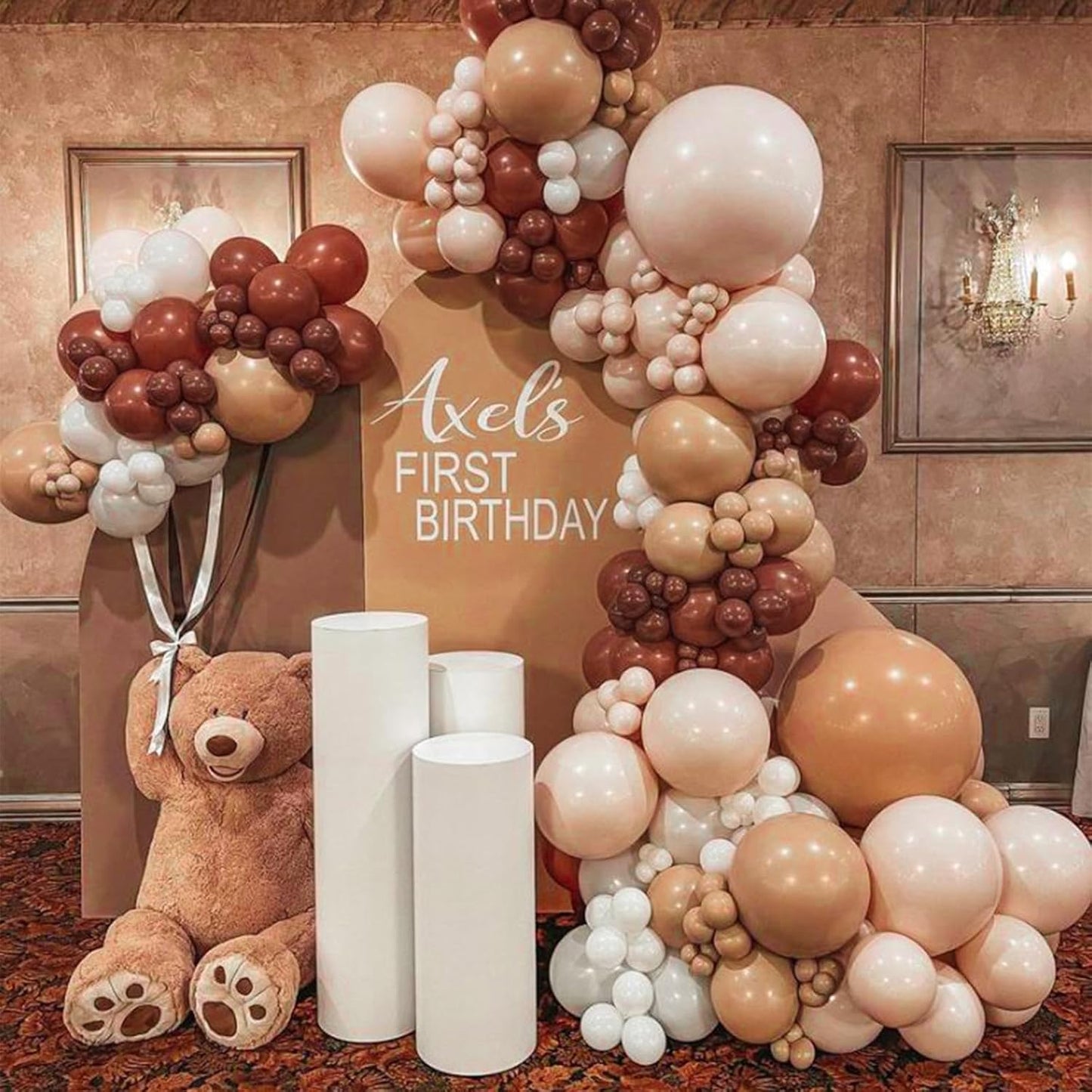 PartyWoo Brown Balloons 50 pcs 12 Inch Dark Brown Boho Neutral Coffee Latex Helium Balloons for Wedding Baby Shower Gender Reveal Graduation Safari Woodland Birthday Party Decorations Brown-F08