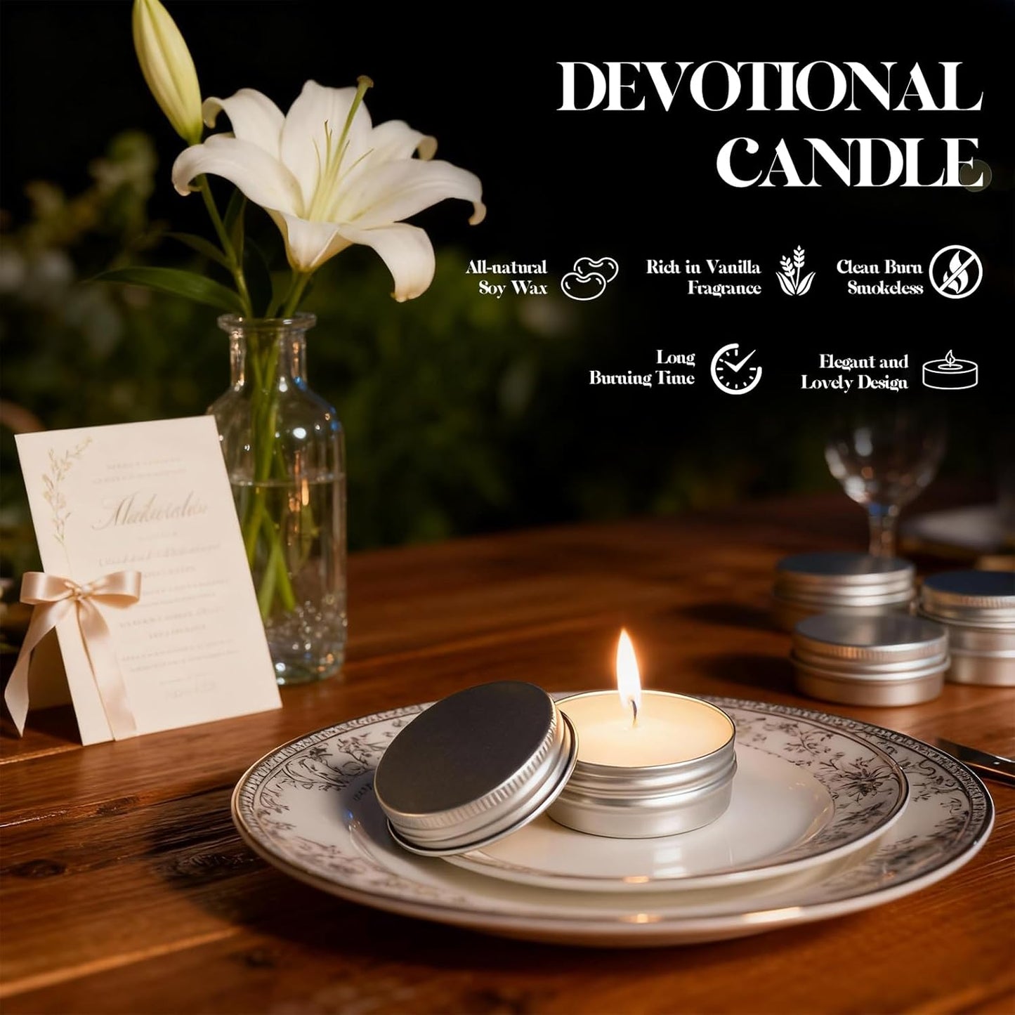 100 Pcs 1 Oz Mini Vanilla Scented Soy Candle Set,Wedding Favors for Guests Bulk 100,The Quantity of Multiple Sets Meets Your Needs for Wedding and Party Gifts and Party Favors.