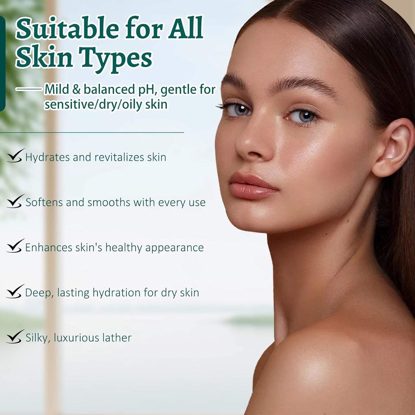 3 Pack Goat Milk Soap Bar for Face & Body, Handmade Cold-Processed Milk Soap Bar with Coconut Oil, Natural Moisturizing Exfoliating Skin Cleanser, Soothing for Men Women All Skin Types