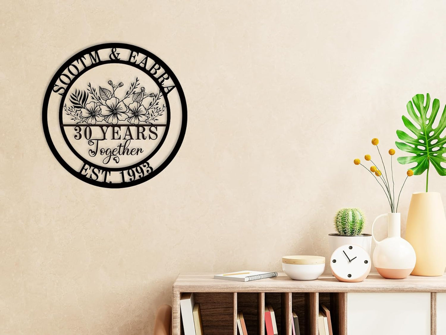 Personalized 50th/60th/25th/30th/40th/10th Anniversary Wedding Gifts for Couple Parents, Personalized 50 Year Anniversary Metal Sign Gifts, 50th Anniversary Custom Gifts, Custom Wedding Anniversary Me