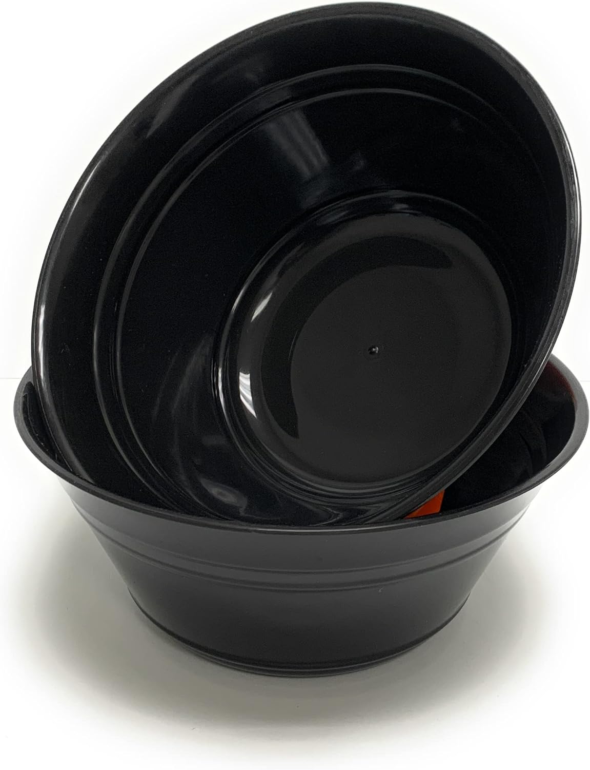 Mintra Home Snack Bowls (Large 2pk (4L), Black)