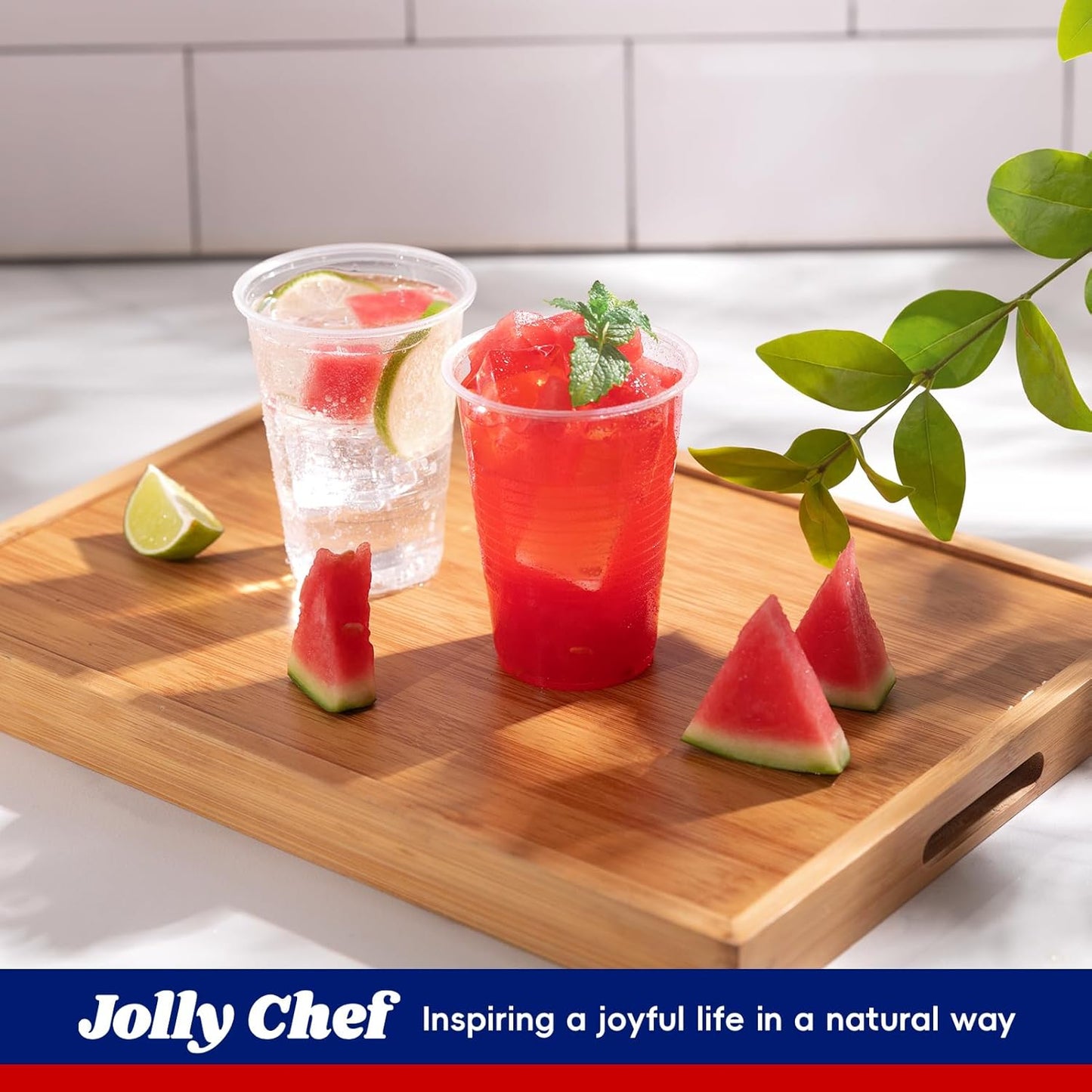 JOLLY CHEF 𝟏𝟐𝟎𝟎 𝐏𝐚𝐜𝐤 7 oz Clear Plastic Cups,7 Ounce Small Disposable Cups, Cold Party Drinking Tumblers for Tasting, Drinking and Party
