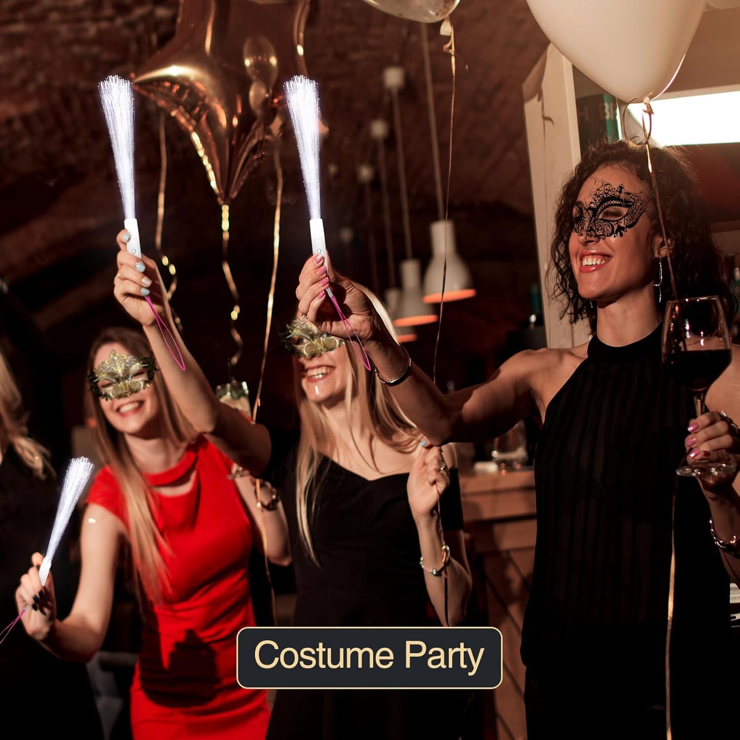 25Pcs White Fiber Optic Wands, Led Cold Sparklers Wedding Send Off Ideas, 3 Flashing Modes Wedding Glow Sticks for Reception, Light up Wands, Fiber Optic Lights for Party Favor