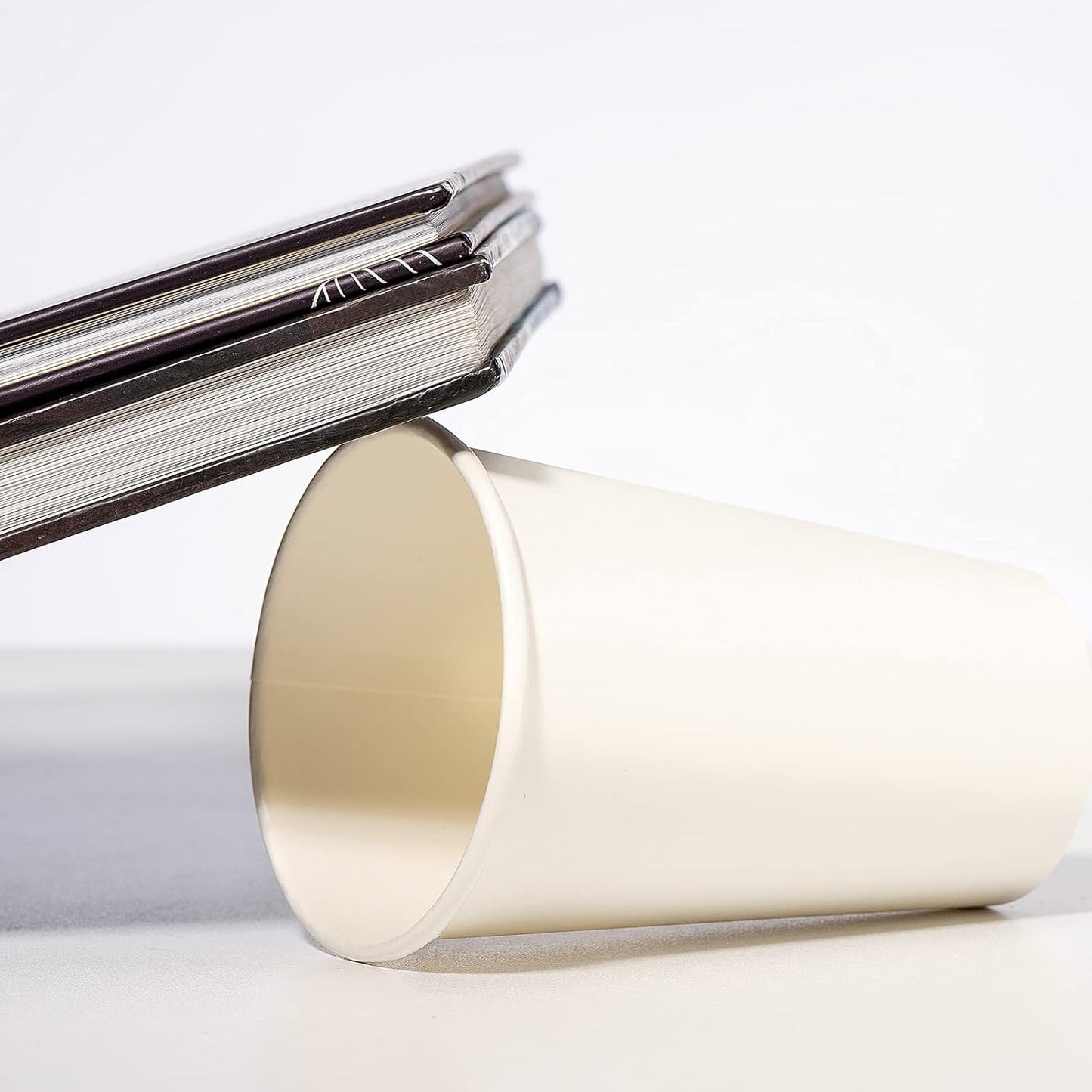 YEEHAW 8 oz 300 Pack Disposable Paper Coffee Cups, White Hot Cups for Hot Beverage Drinkings, Ideal for Cafes, Bistros, Businesses and Family