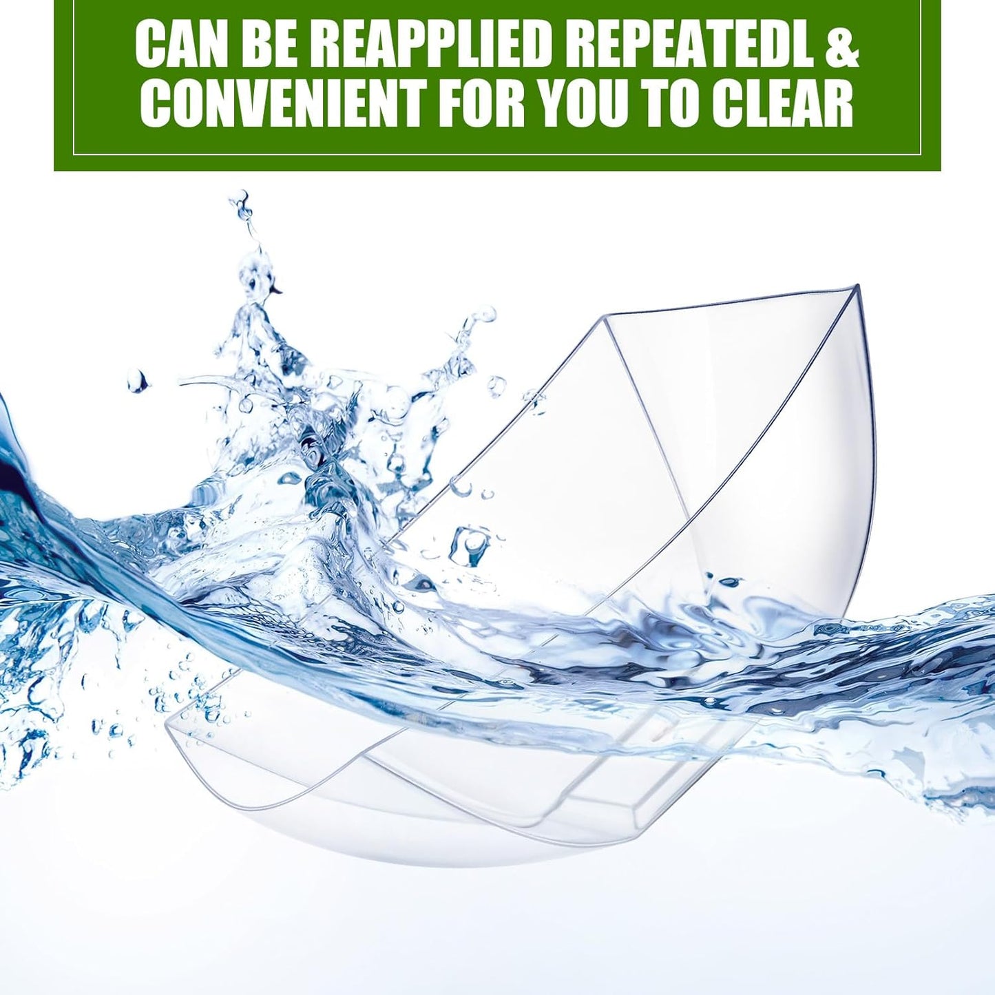 Tanlade 50 Pcs Square Plastic Serving Bowls Disposable Snack Salad Bowl Small Party Candy Bar Containers Taco Bar Serving Dishes for Buffet Chips Fruit(Clear,16 oz)