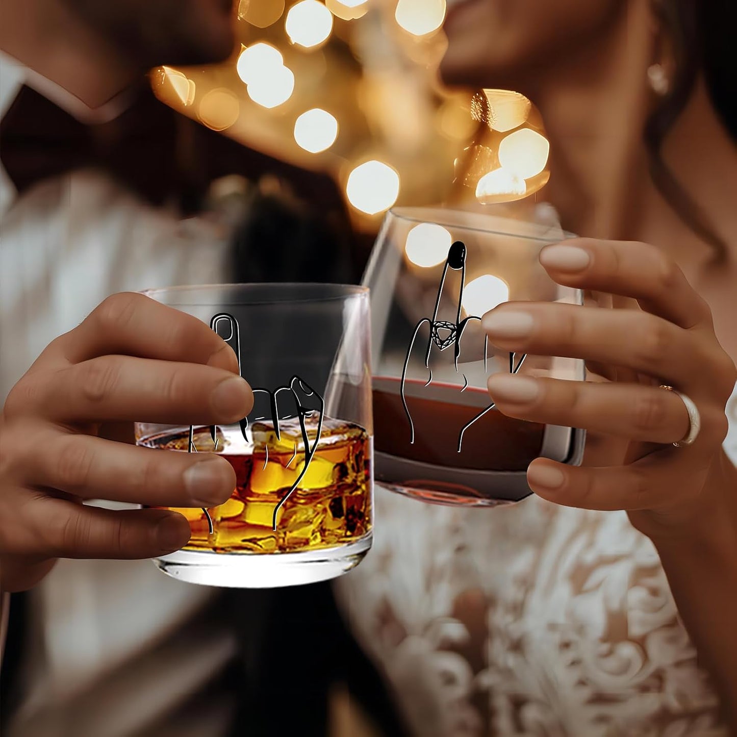 Engagement Gifts for Couples - Wedding Gift, Unique Engagement Gift, Bridal Shower gift, Mr and Mrs Gifts, Wishes for Couples Newlywed Him and Her