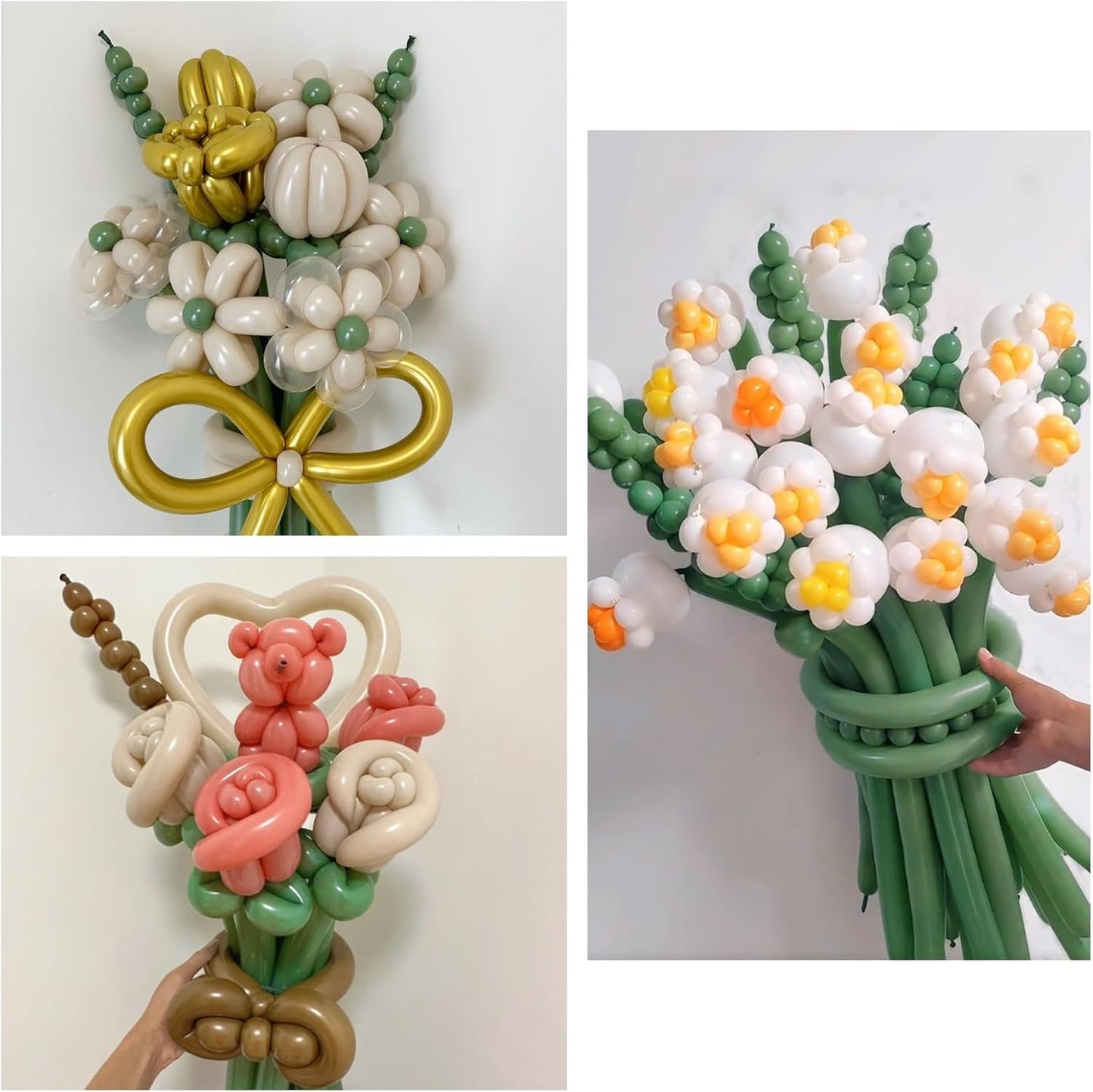 100pcs Sage Green 260 Balloons, Thickening Latex Green 260q Balloon for Animal Model, Long Twisting Balloons for Halloween Xmas Presents, Animal Shape, Birthdays Clowns. (Sage Green)