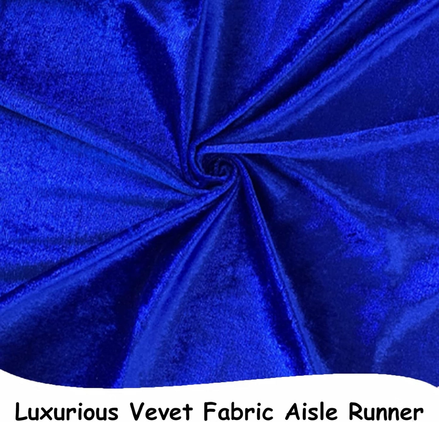 Blue Aisle Runner for Wedding Ceremony 48" x20FT Wedding Aisle Runners Royal Blue Velvet Runners Carpet Runner for Event Party Runner Floor Aisle Birthday Runway for Rug Walkway Prom Decorations