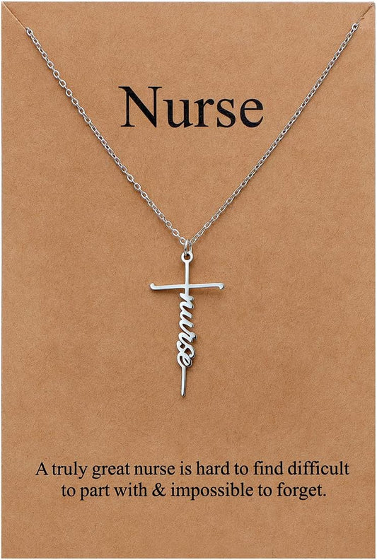 Lcherry Faith Cross Pendant Necklace for Women Religious Christian Jewelry Mother's Day Gifts for Women