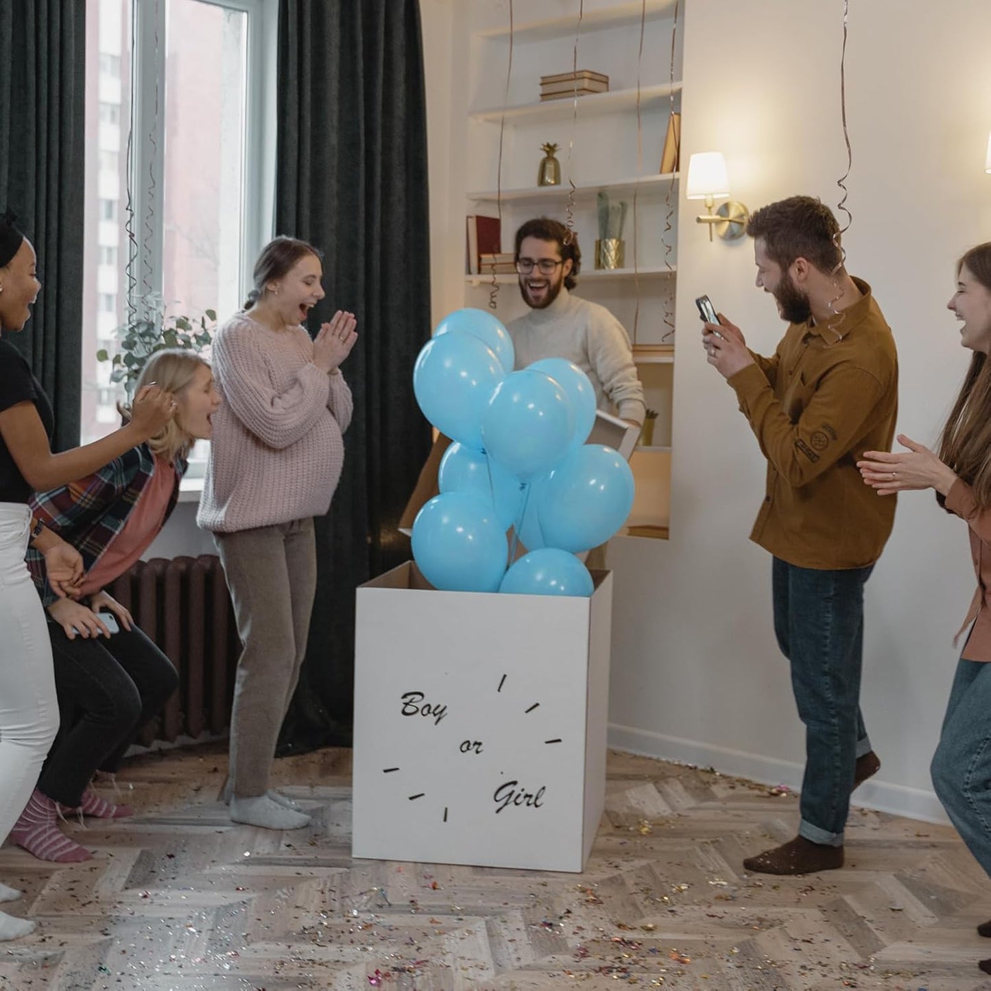 KAWKALSH Light Blue Balloon 110pcs, 12 Inch Thickened Latex Party Balloons Helium Bright Color for Birthday Baby Shower Wedding Party Supplies Arch Garland Decoration