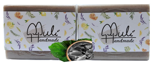 Natural Handemade Bar Soap for Men and Women with Essential oils, Scented Bar Soaps for Bath, Fragrance Regular Use Gift Set (Pack of 2) Dead Sea Mud