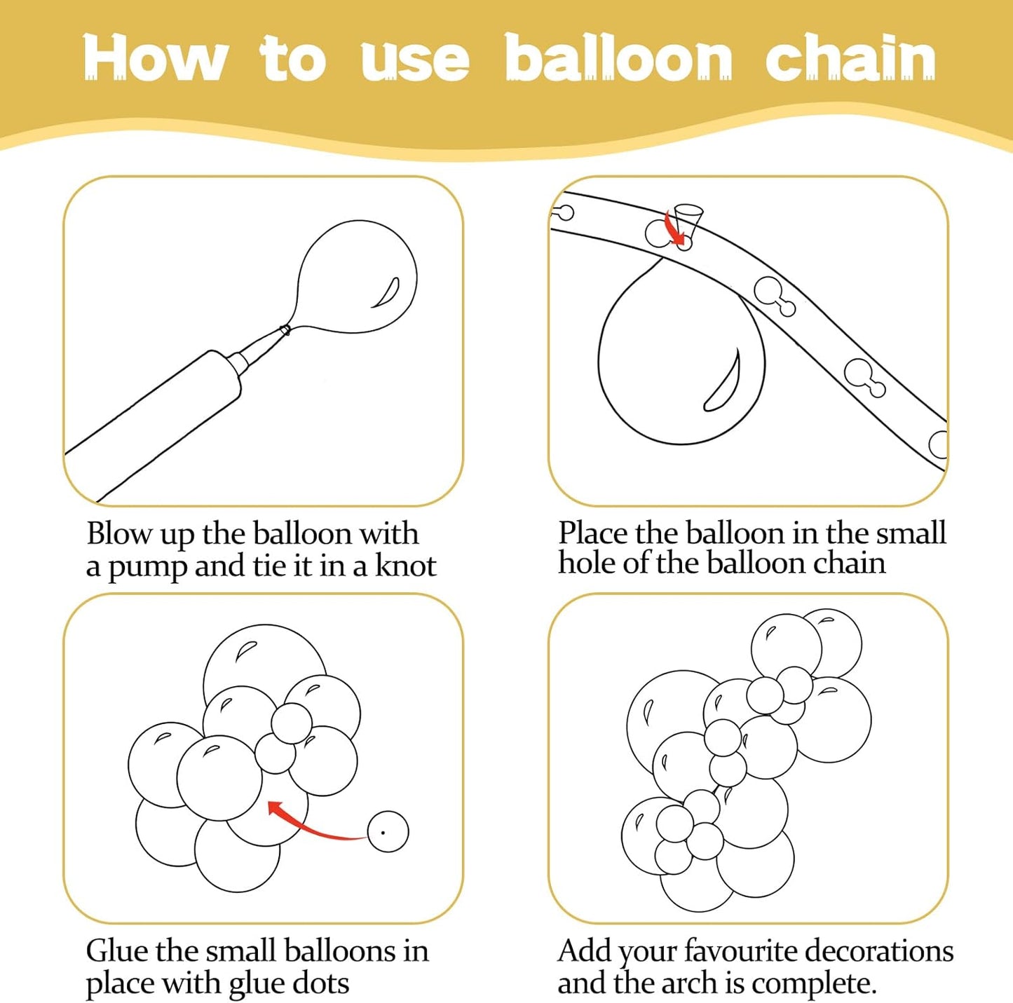 134Pcs Metallic Gold Balloons Different Sizes 5 10 12 18 Inch Chrome Gold Latex Balloon for Birthday Wedding Baby Shower.