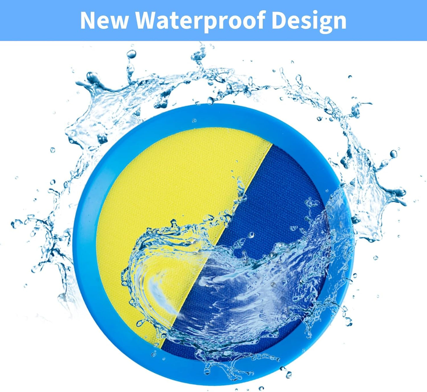 Kids Toys - Outdoor Games for Kids, Toss and Catch Ball Set with 6 Paddles 3 Balls, Toys for 3 4 5 6 7 8+ Year Old Boys Girls Christmas Birthday Gifts (Light Blue)