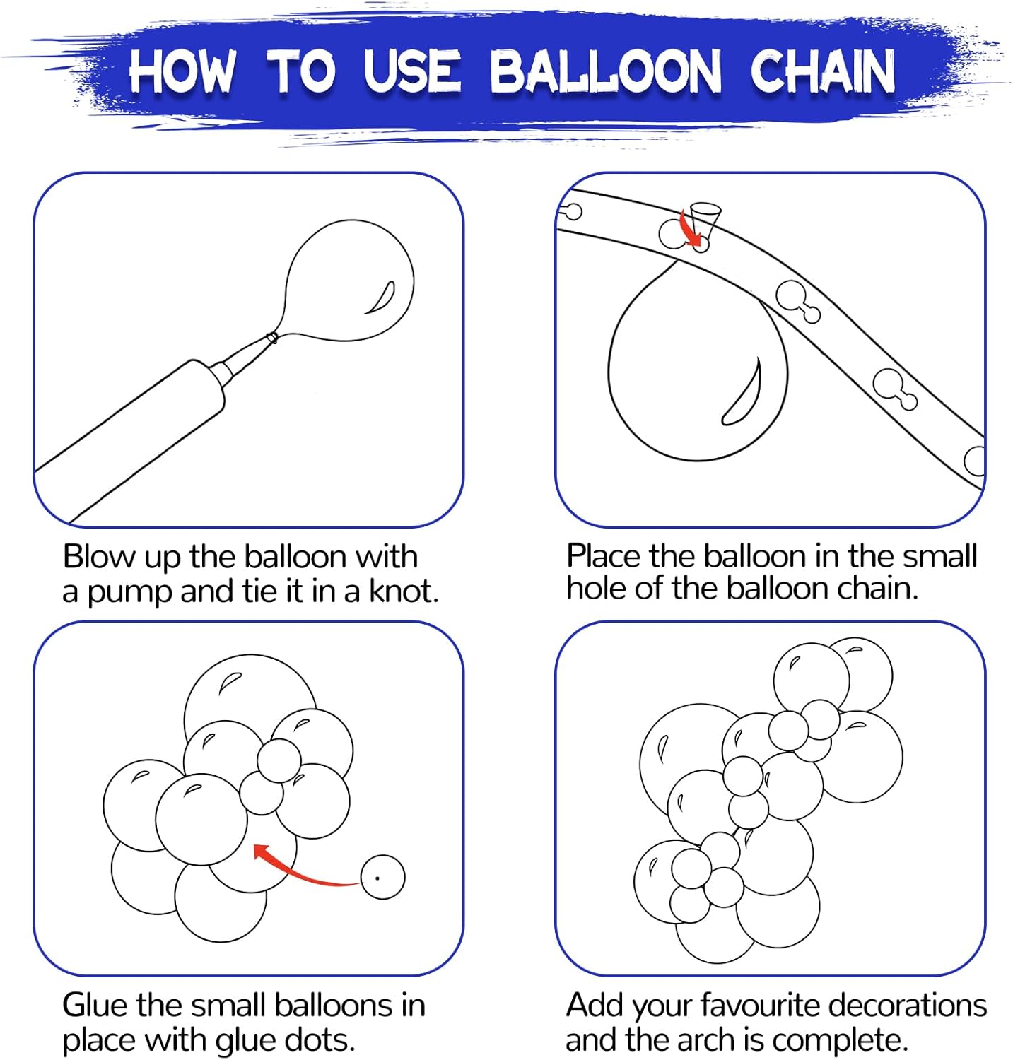 134Pcs Blue Balloons Different Sizes 5 10 12 18 Inch Blue Balloon Garland Arch Kit, Latex Balloons for Birthday Wedding Baby Shower Party Decorations.