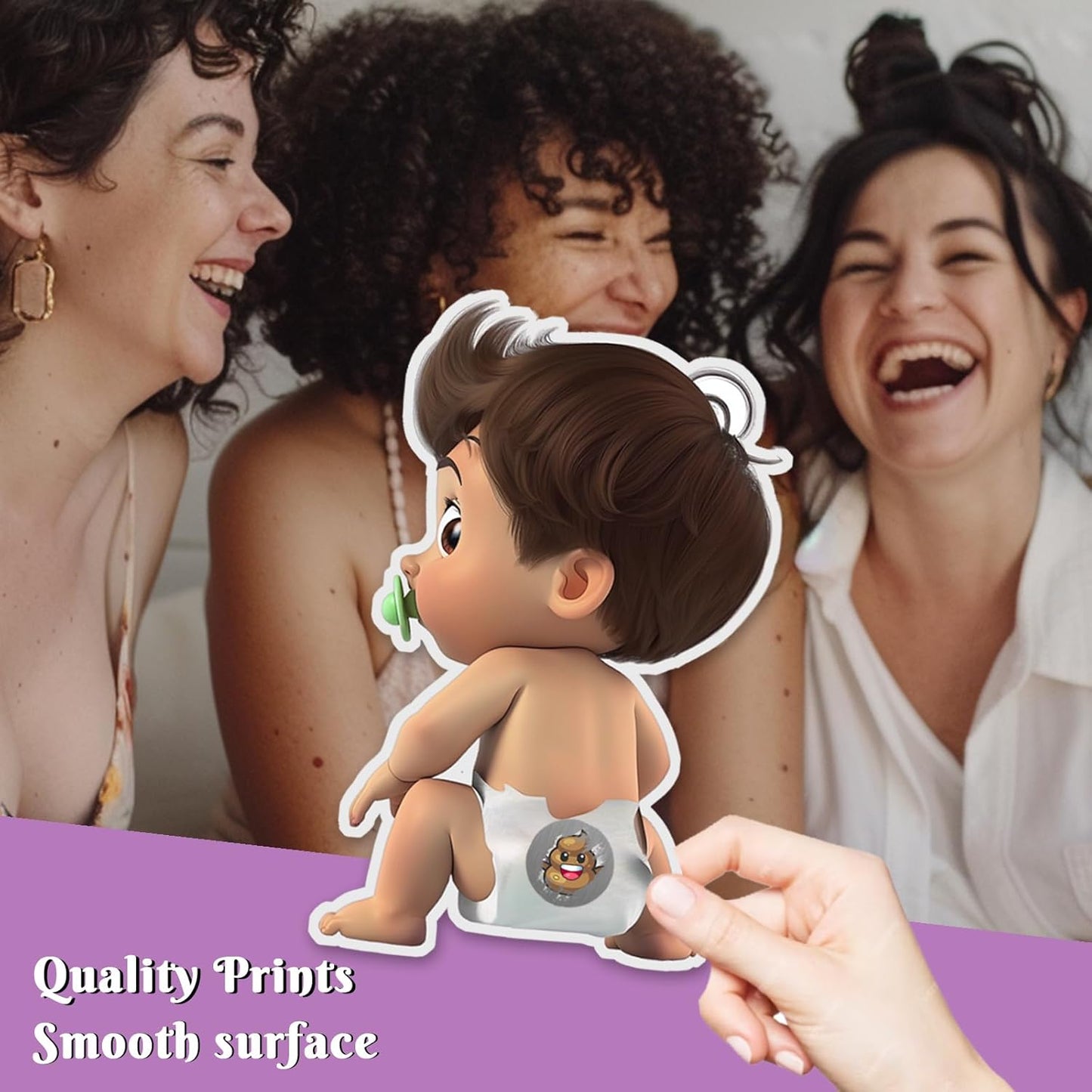 Baby Shower Scratch Off Games, Funny Lottery Card Ice Breaker for Baby Shower Party Favor Supplies, 40 Set Boys.