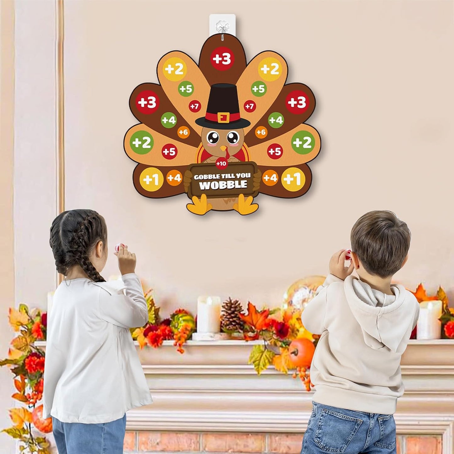 Games for Family, Office, Kids Dart Board Games with 12 Sticky Balls & 8 Darts