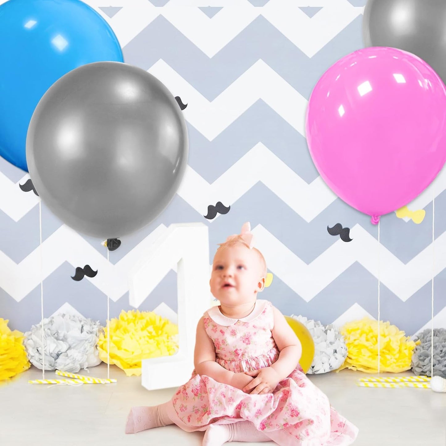 32Pcs Pearl Silver Big Balloons 18 Inch, Silver Round Large Latex Party Balloons for Birthday Wedding Decorations.