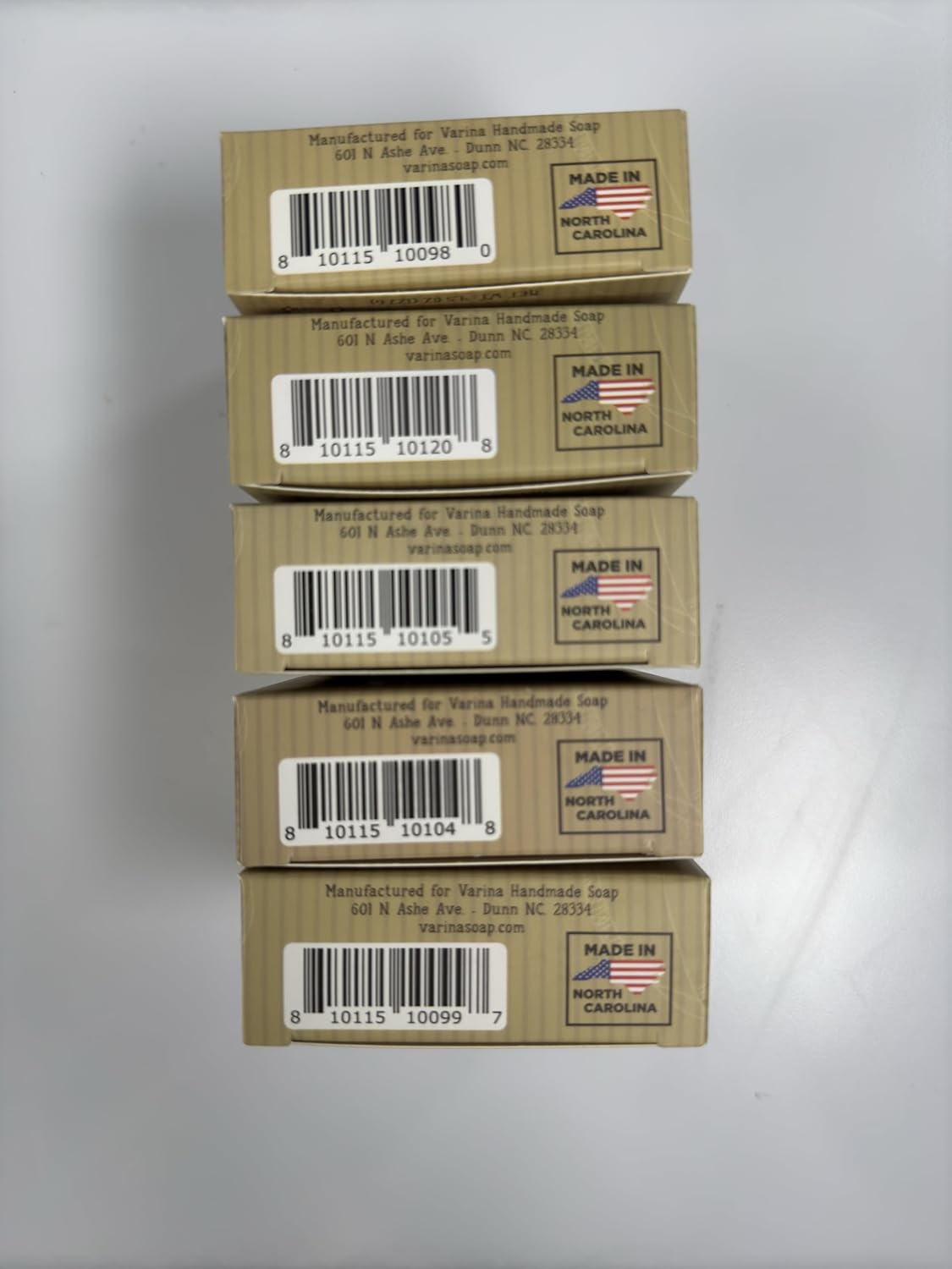 Organic Lavender Variety Bar Soap - Gentle Cleansing for Sensitive Skin, Herbal and Mint - 5 Pack